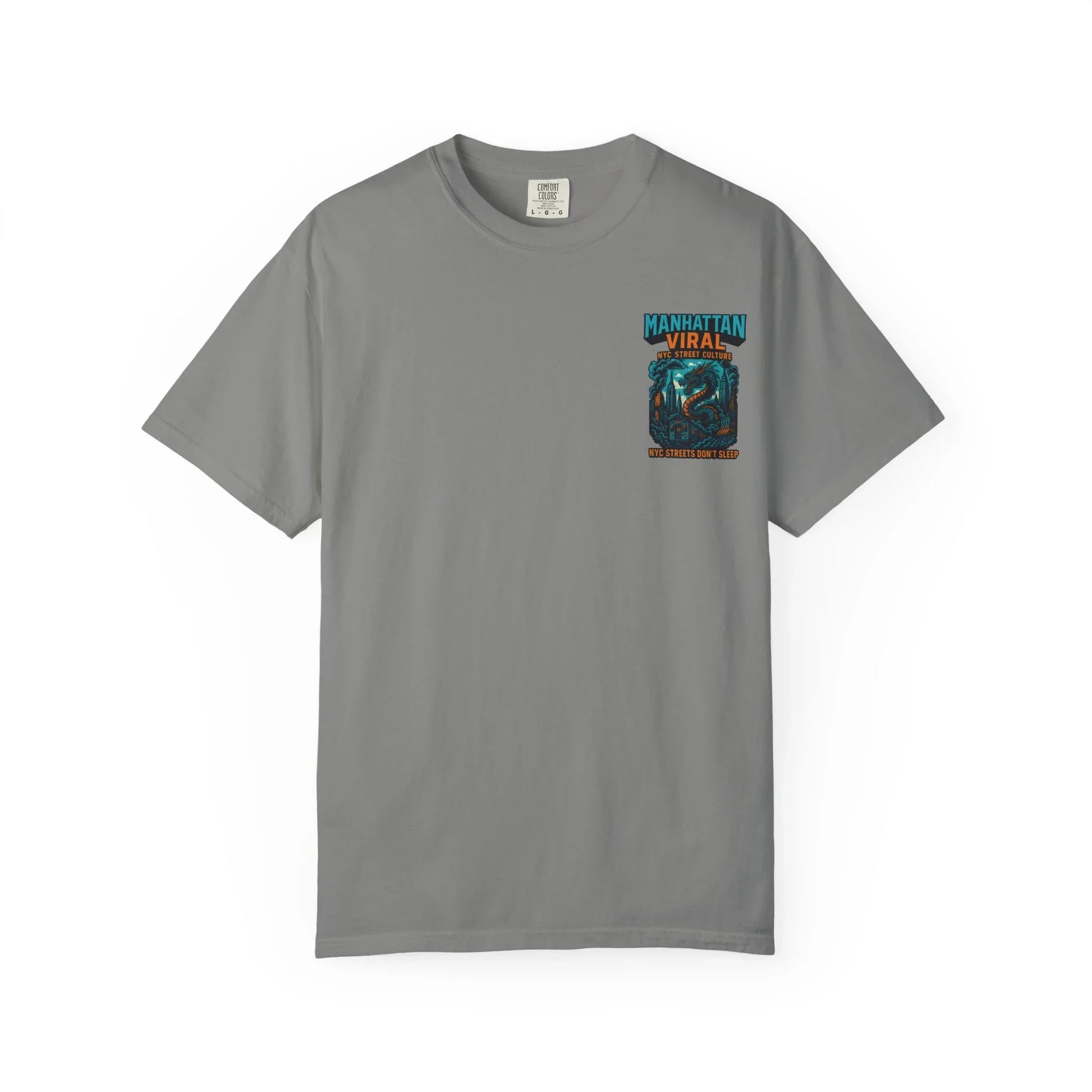 MV The City Takeover T-Shirt, Urban Style Tee, NYC StreetWear, Block Apparel - Gorilla In The City T-Shirt, Urban Style Tee, NYC StreetWear, Block Apparel - Granite - S