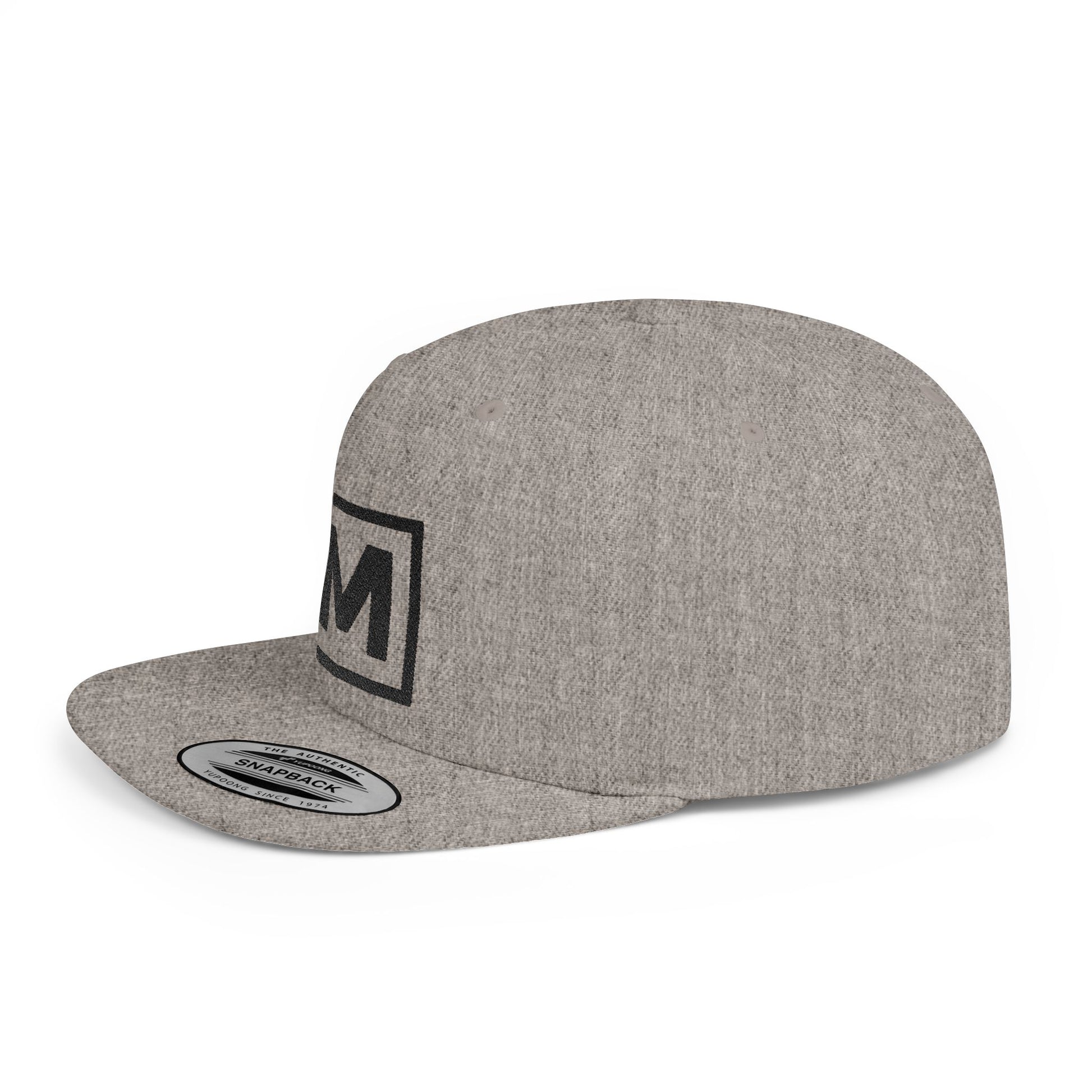Manhattan Medallion Snapback - MV Medallion Viral Flat Bill Snapback Cap, Trendy Baseball Hat for Casual Outings, Gift for Dads, Graduations, Streetwear - Manhattan Viral