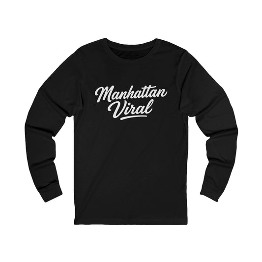 Wear Da Block Urban Graphic Long Sleeve Tee with Vibrant Designs, Streetwear Top, Casual Wear, Gifts for Teens, Trendy Fashion Statement - Manhattan Viral