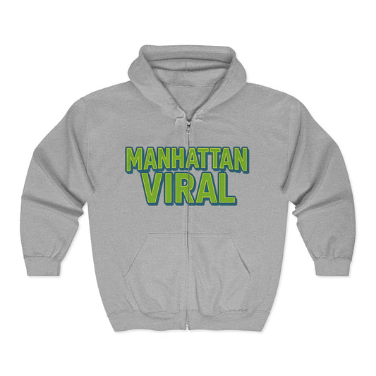 MV Consume Green Zip Hoodie