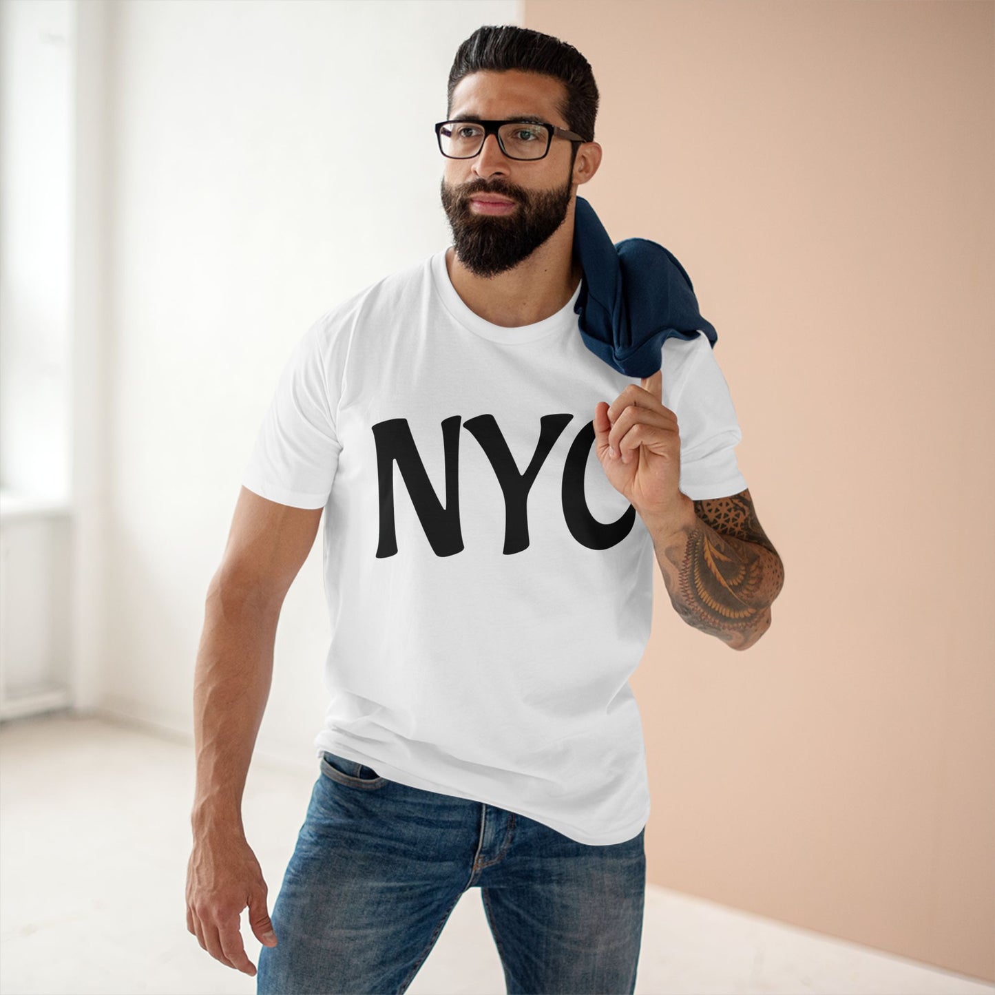 NYC Warrior Crest Graphic Tee for Urban Streetwear, Casual Wear for City Explorers, Perfect Gift for Travelers, Everyday Fashion Essentials, New York