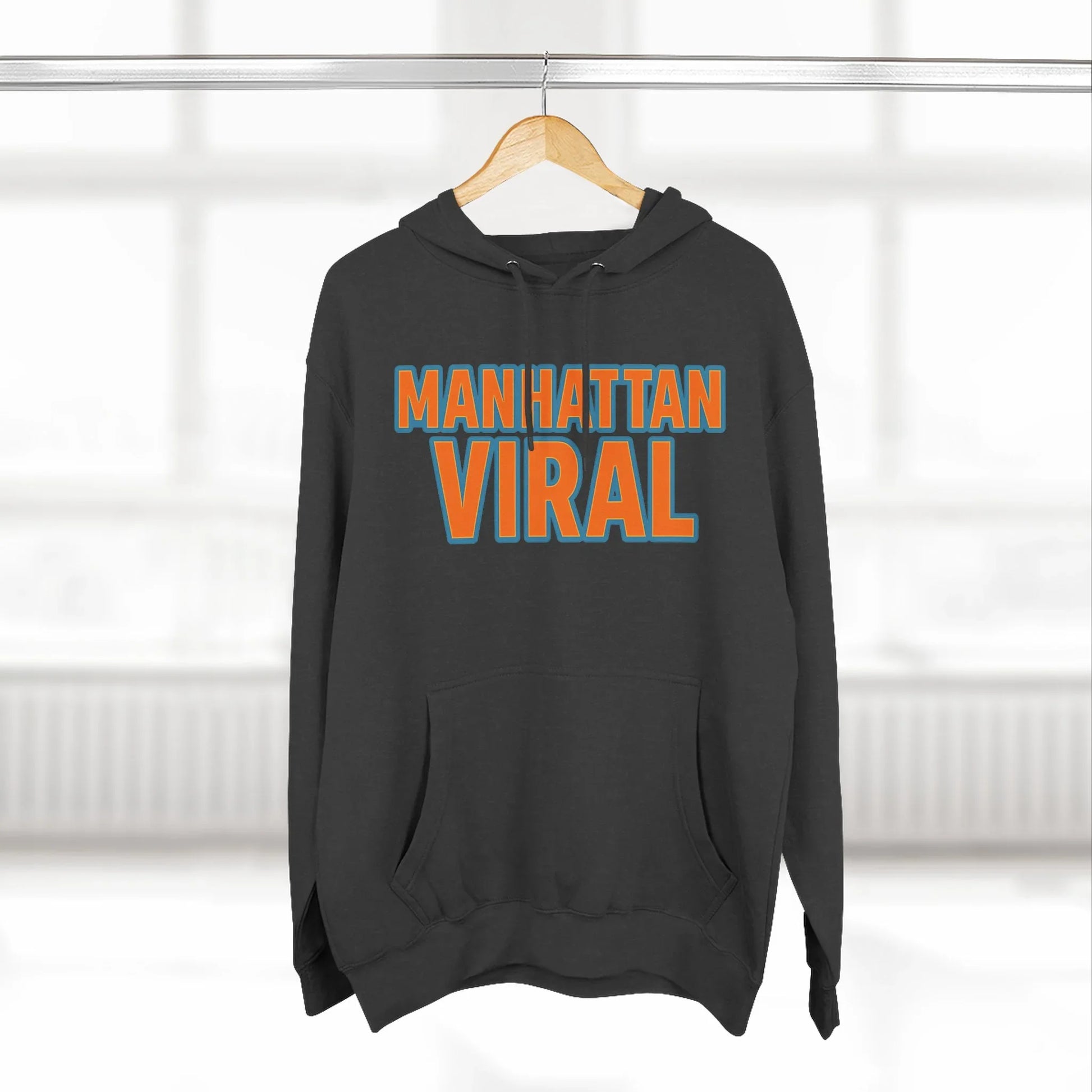 Hustle Hard Washington Heights Fleece Hoodie, Urban Apparel, NYC Streetwear - Hustle Hard Washington Heights Fleece Hoodie, Urban Apparel, NYC Streetwear - M - White
