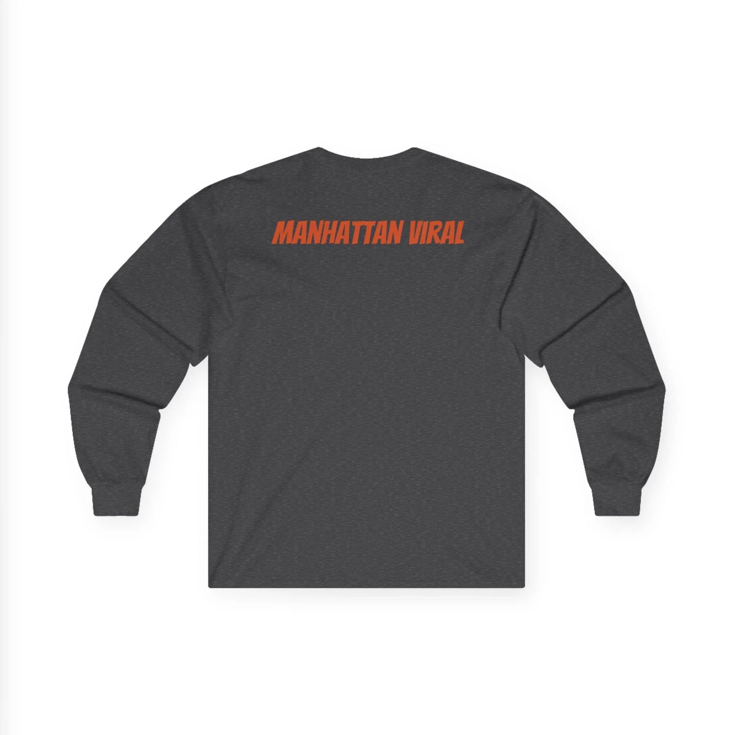 L.E.S Viral Statement Long Sleeve Tee, Casual Wear, Unisex Fashion, Gift for Trendsetters, Stylish Tee for Events, Urban Outfit - Manhattan Viral