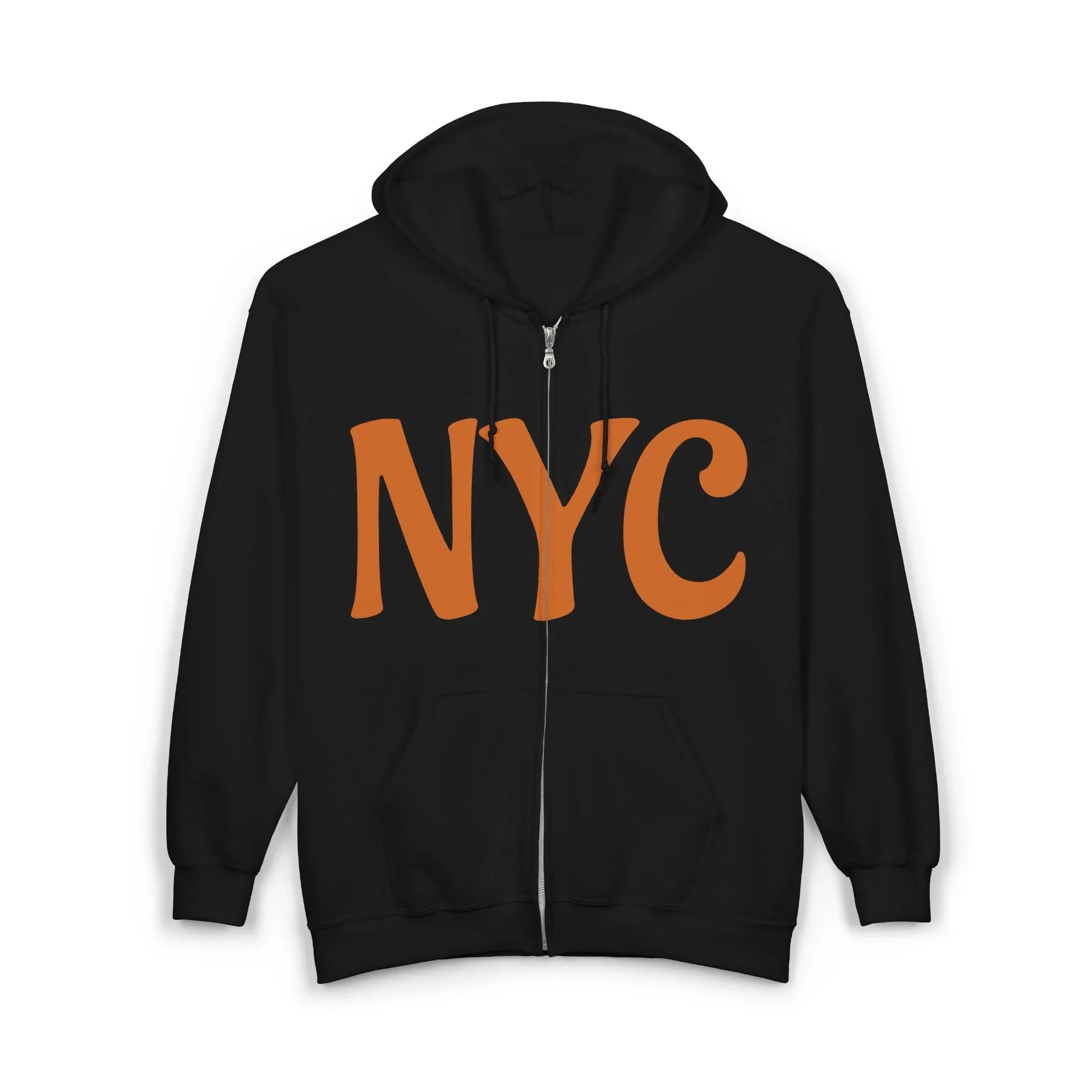 NYC Wear the City Heavy Blend™ Full Zip Hooded Sweatshirt, Cozy Urban Zip-Up, Gifts for City Lovers, Perfect for Casual Outings, Travel Essentials - Manhattan Viral