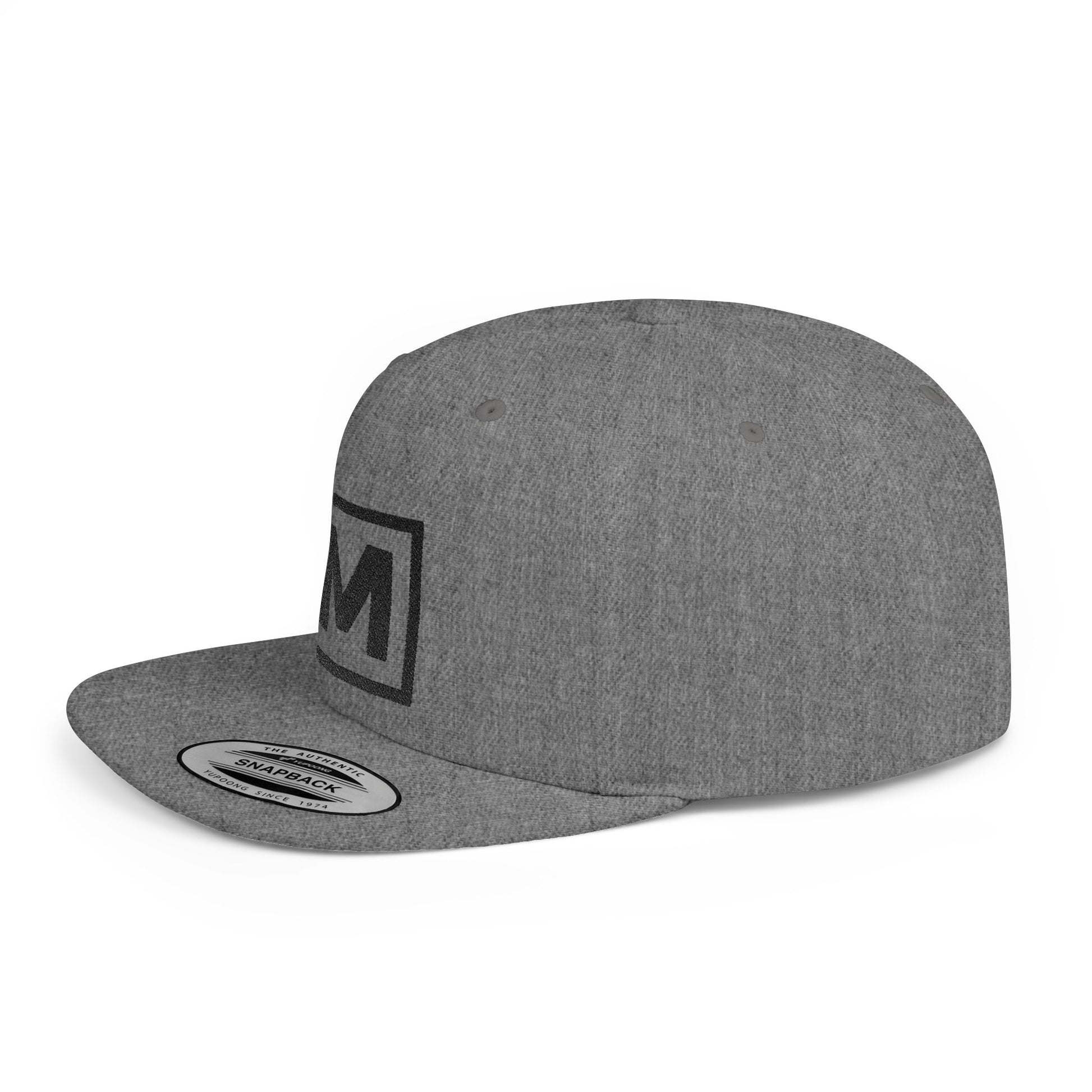 Manhattan Medallion Snapback - MV Medallion Viral Flat Bill Snapback Cap, Trendy Baseball Hat for Casual Outings, Gift for Dads, Graduations, Streetwear - Manhattan Viral