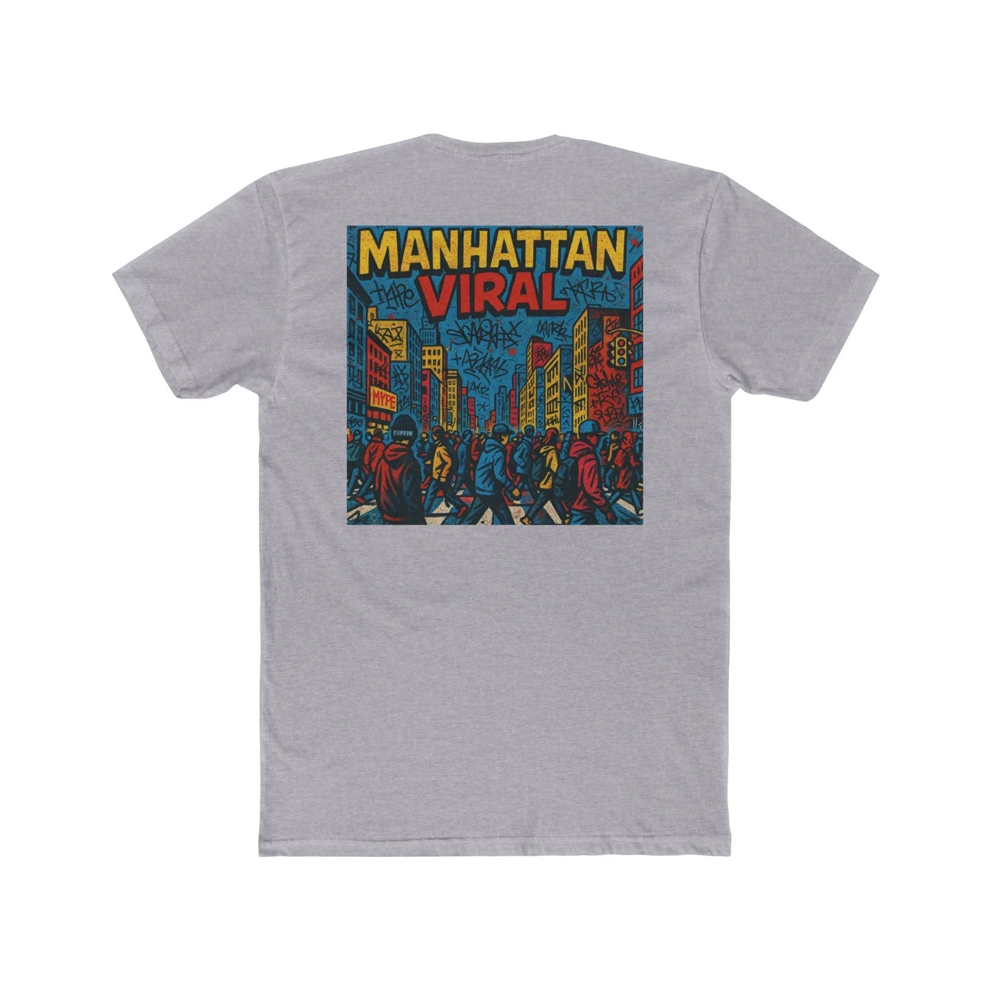 Midtown Hustle Graphic Tee - Cotton Crew Shirt, Trendy Fashion Top, New York Inspired Apparel, Perfect Gift for NYC Lovers, [...] - Manhattan Viral