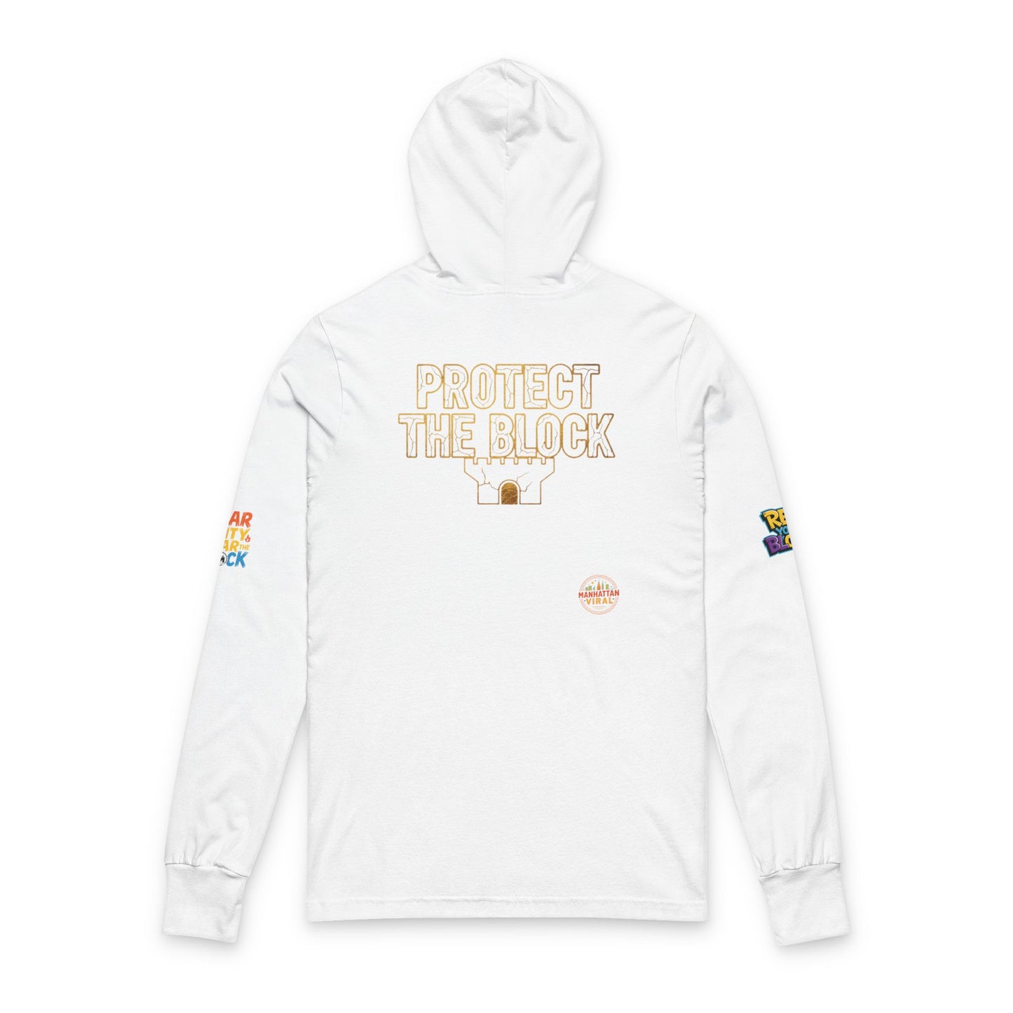 Viral Shield Of Honor Hooded Long Sleeve Tee for Everyday Adventures, Personalized Gift, Family Gatherings, NYC streetwear