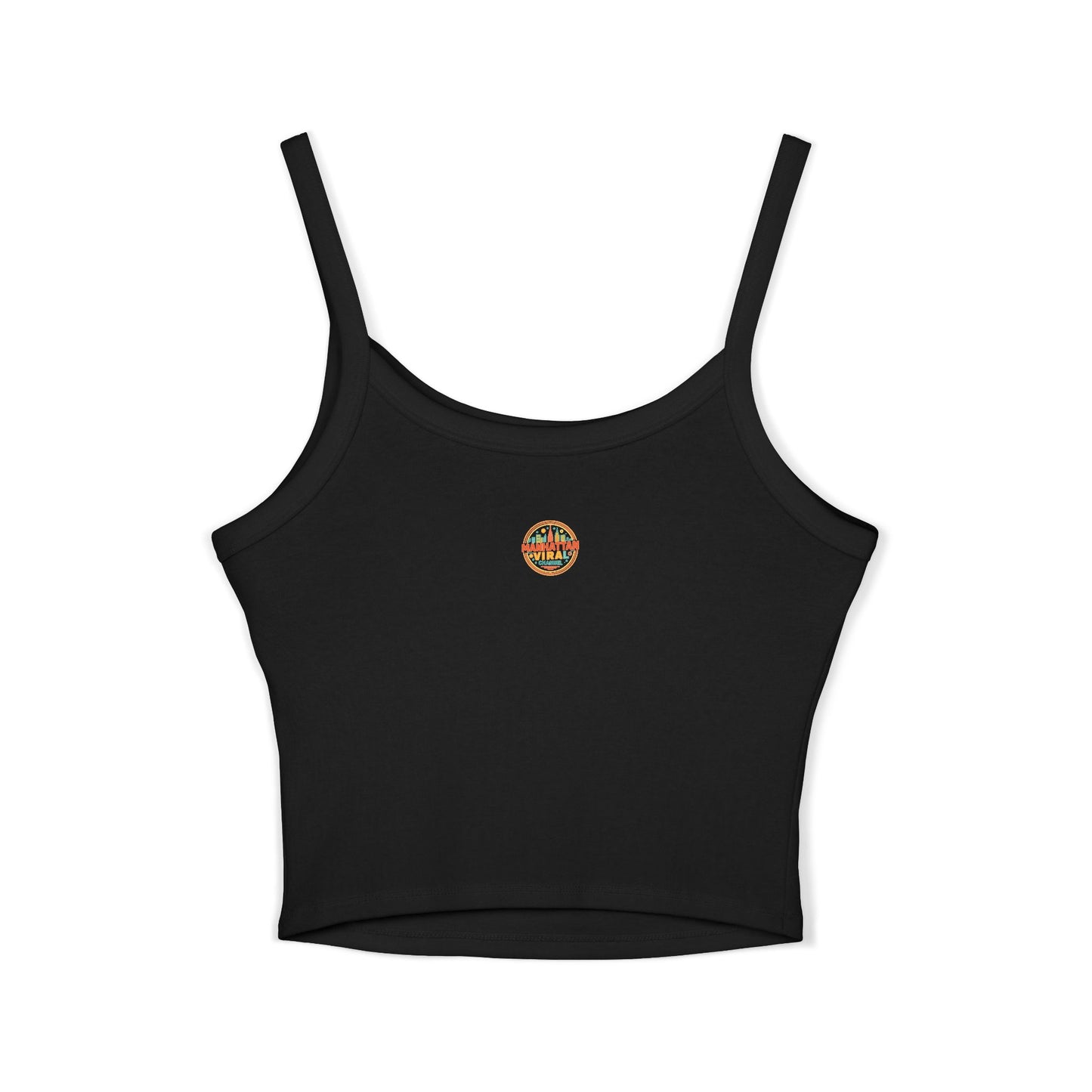 Viral Graffiti Village Drop Women's Spaghetti Strap Tank Top, Summer Top, Streetwear Style, Festival Outfit, Graphic Tee, Casual Wear
