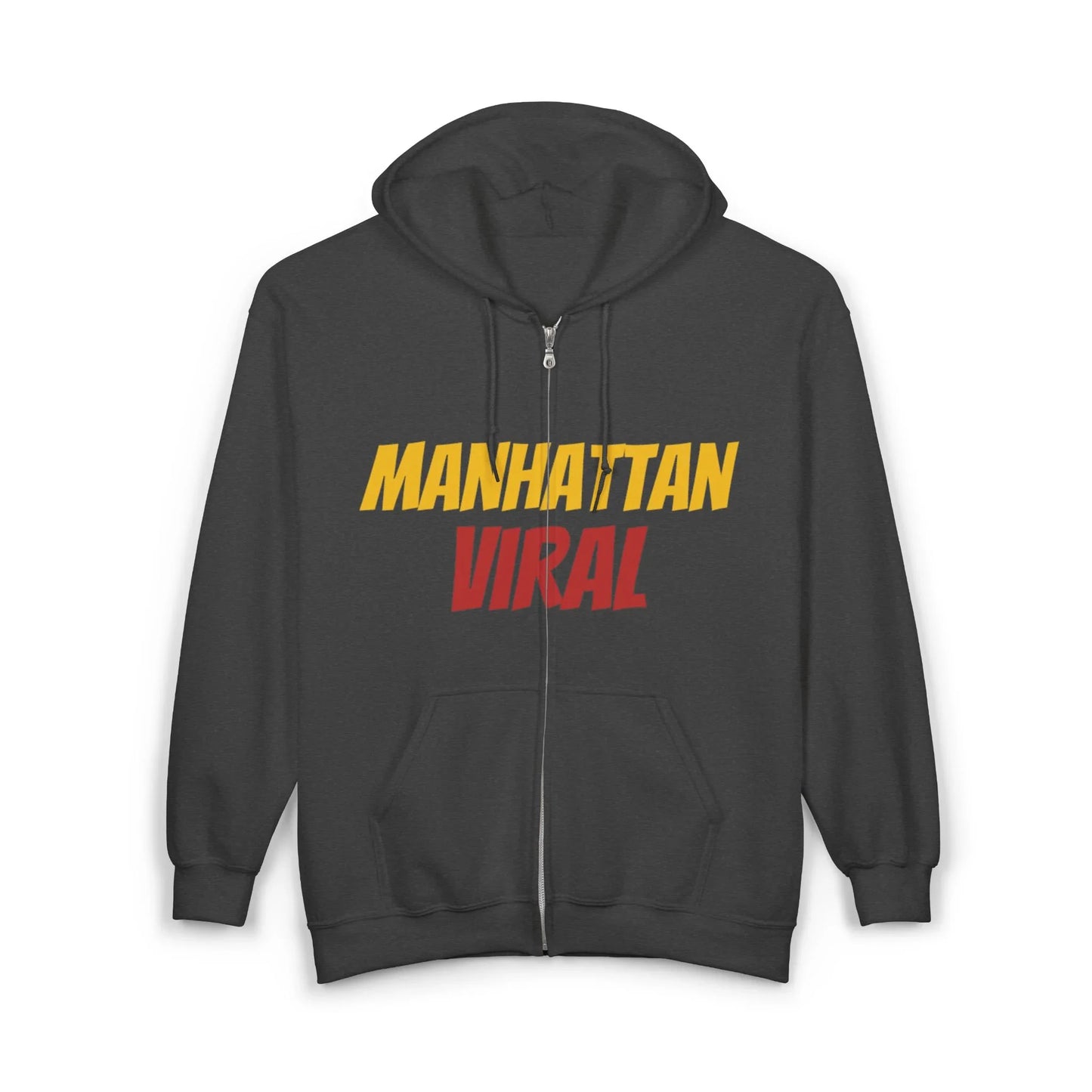 Midtown Hustle Heavy Blend™ Full Zip Hooded Sweatshirt - Manhattan Viral