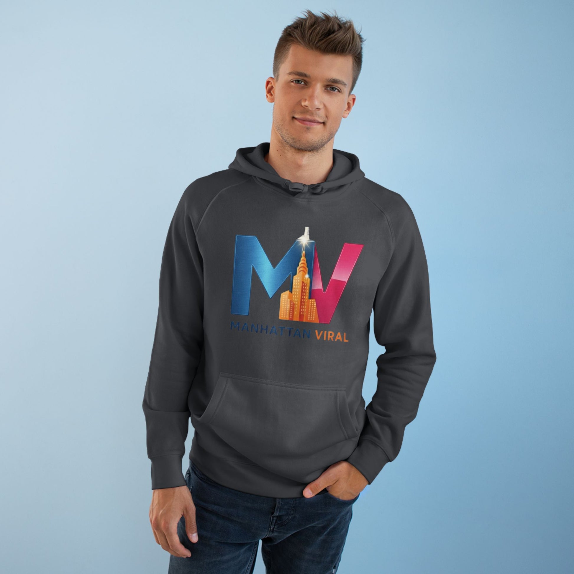 MV City Logo Unisex Hoodie - Streetwear Style for City Lovers - MV City Logo Unisex Hoodie - Streetwear Style for City Lovers