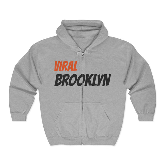 Brooklyn Bridge Viral Heavy Blend™ Full Zip Hooded Sweatshirt - Manhattan Viral
