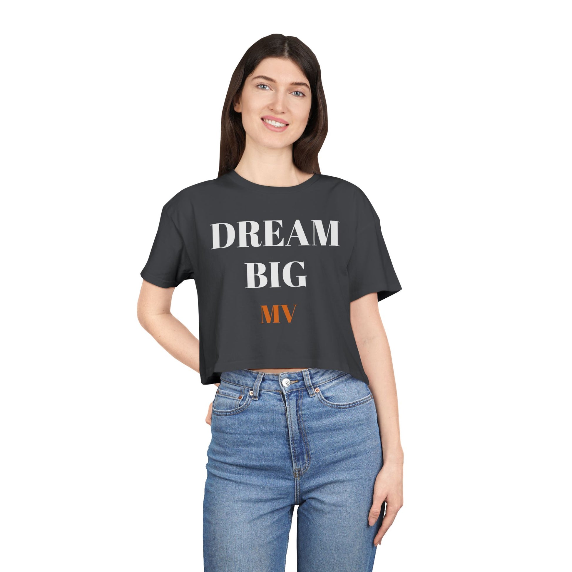 Dream Big Manhattan Women's Crop Tee - Dream Big Manhattan Women's Crop Tee