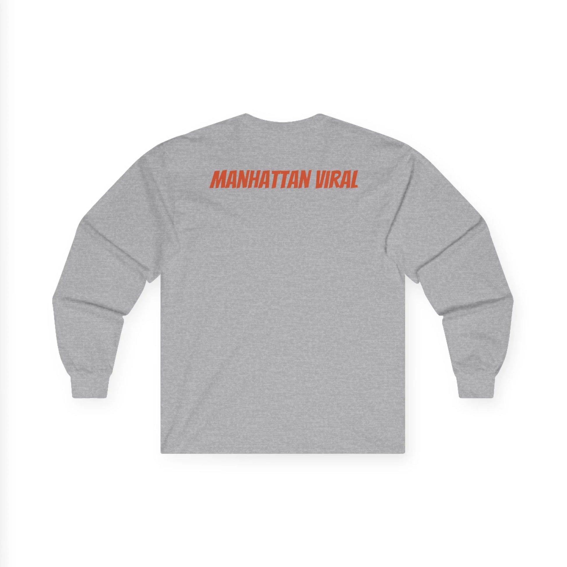 L.E.S Viral Statement Long Sleeve Tee, Casual Wear, Unisex Fashion, Gift for Trendsetters, Stylish Tee for Events, Urban Outfit - Manhattan Viral