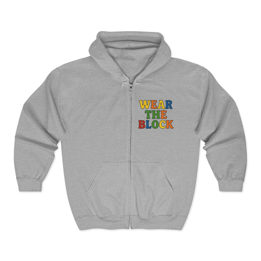 Rubic manhattan Statement Zip Hoodie, Cozy Unisex Sweatshirt for Everyday Wear, Gift for Friends, Streetwear - New Arrival
