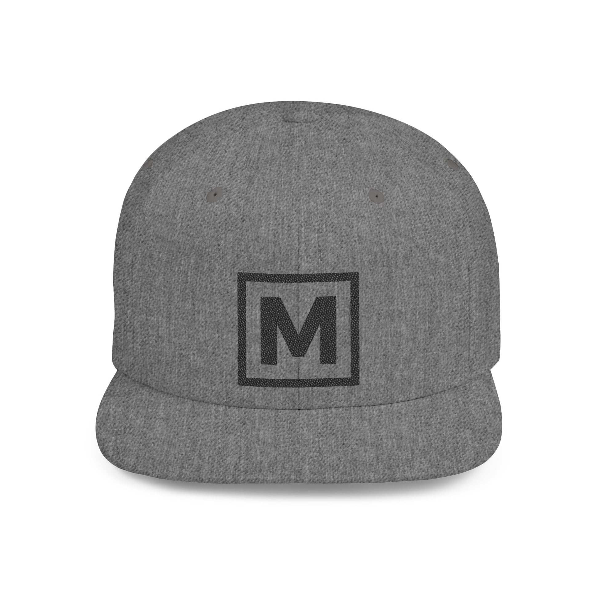 Manhattan Medallion Snapback - MV Medallion Viral Flat Bill Snapback Cap, Trendy Baseball Hat for Casual Outings, Gift for Dads, Graduations, Streetwear - Manhattan Viral