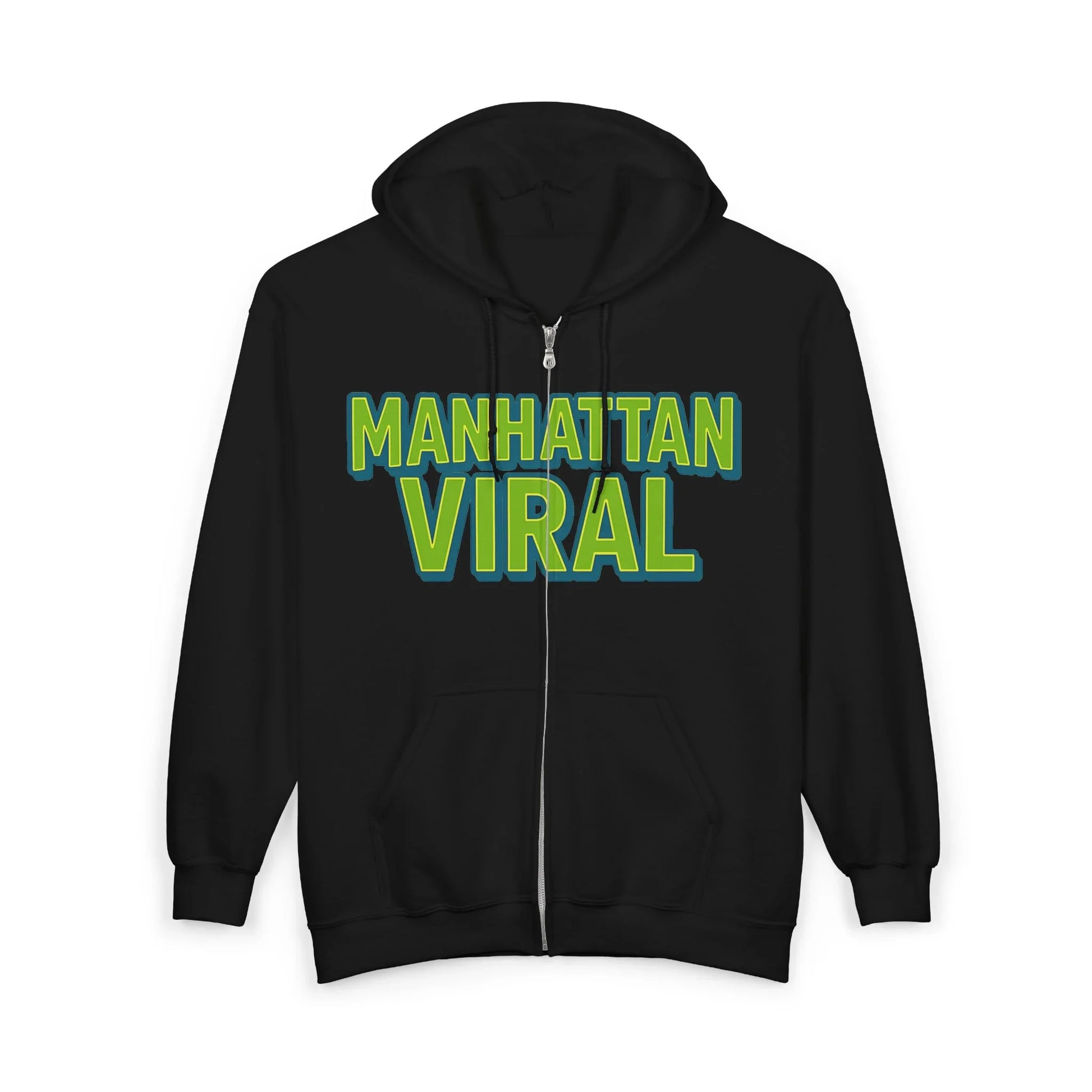 Get Green Zip Hoodie - NYC Streetwear - Get Green Zip Hoodie - NYC Streetwear - Navy - M