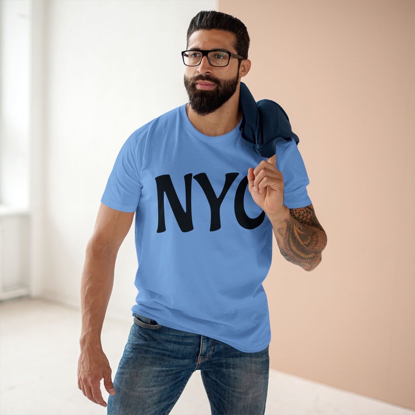 NYC Warrior Crest Graphic Tee for Urban Streetwear, Casual Wear for City Explorers, Perfect Gift for Travelers, Everyday Fashion Essentials, New York