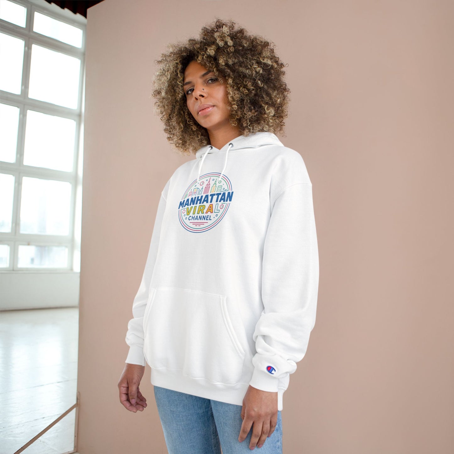 Washington Heights Wear Da Block Champion Hoodie - Urban Streetwear, Comfortable Hoodie, Party Outfit, Gift for Trendsetters, Graphic Pullover - Manhattan Viral