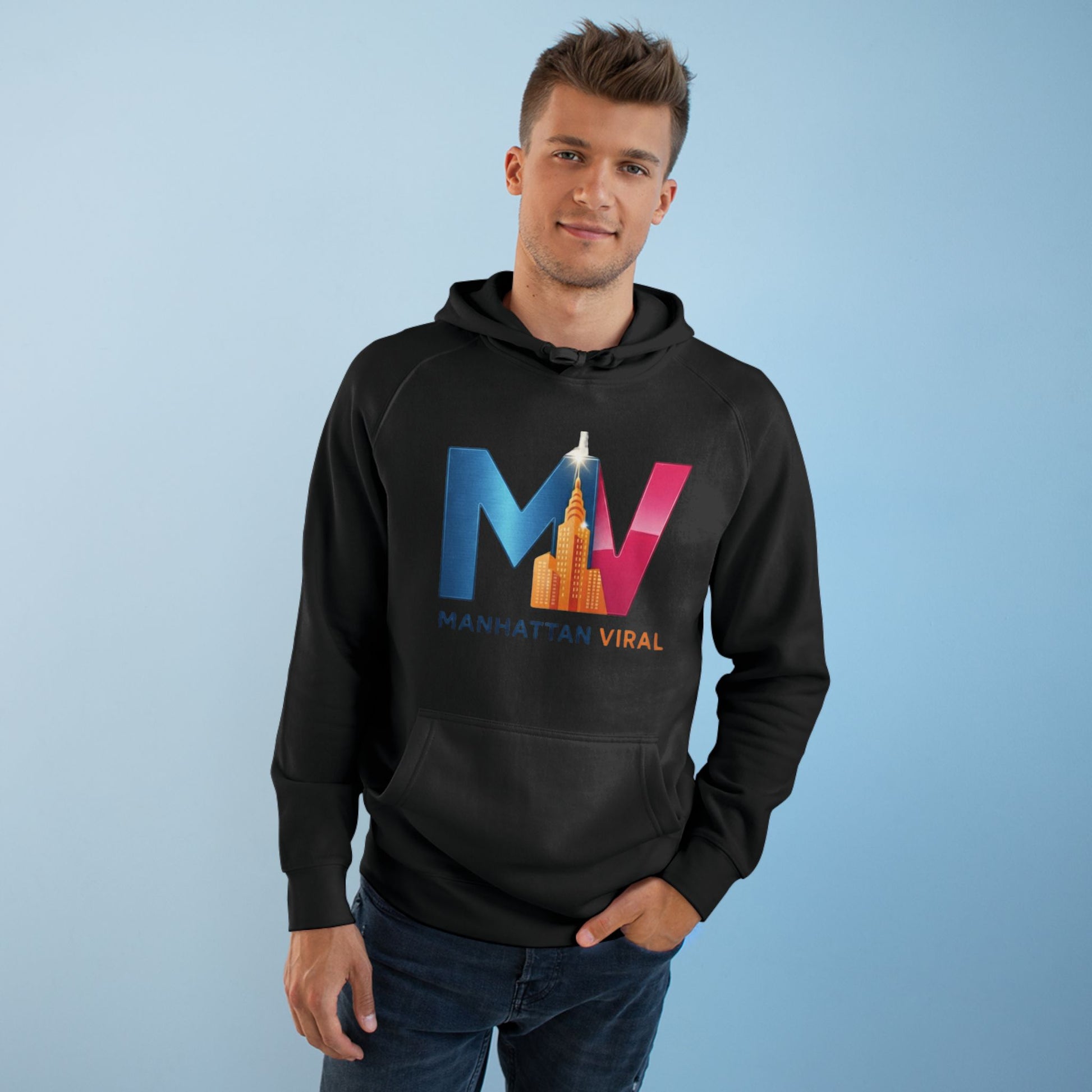 MV City Logo Unisex Hoodie - Streetwear Style for City Lovers - MV City Logo Unisex Hoodie - Streetwear Style for City Lovers