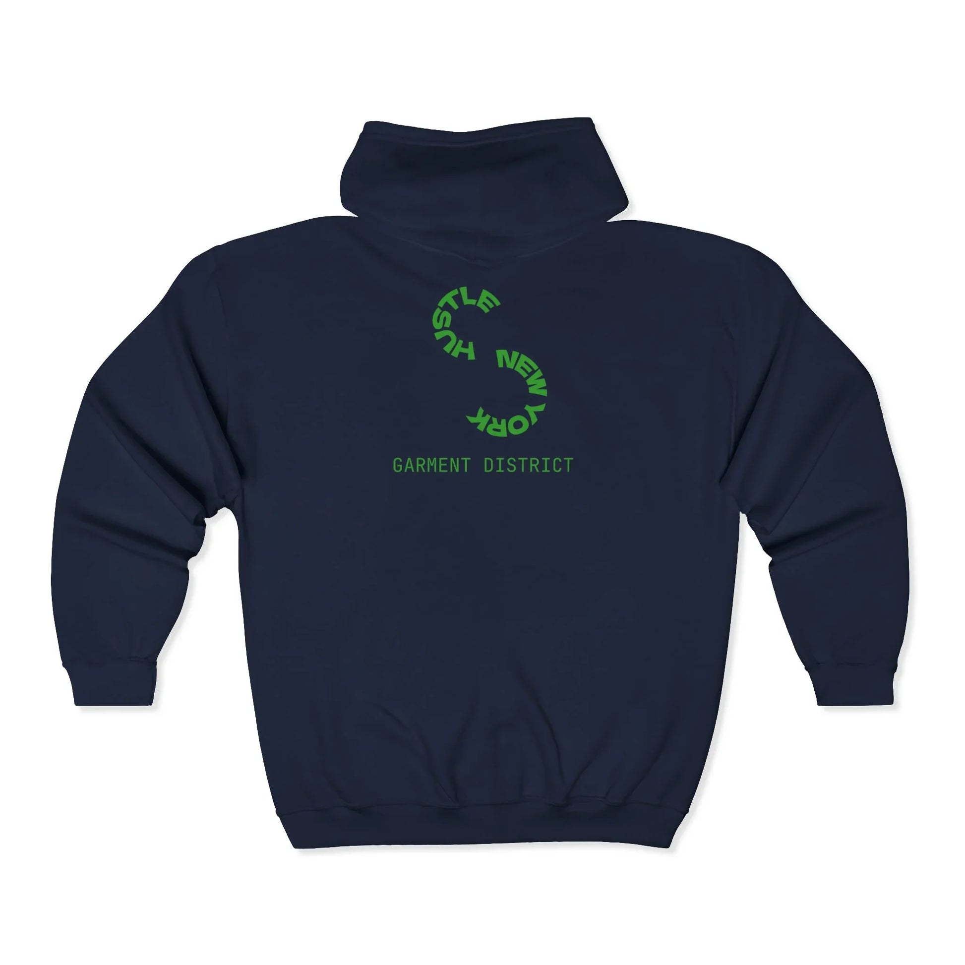 Get Green Zip Hoodie - NYC Streetwear - Get Green Zip Hoodie - NYC Streetwear - Black - XL