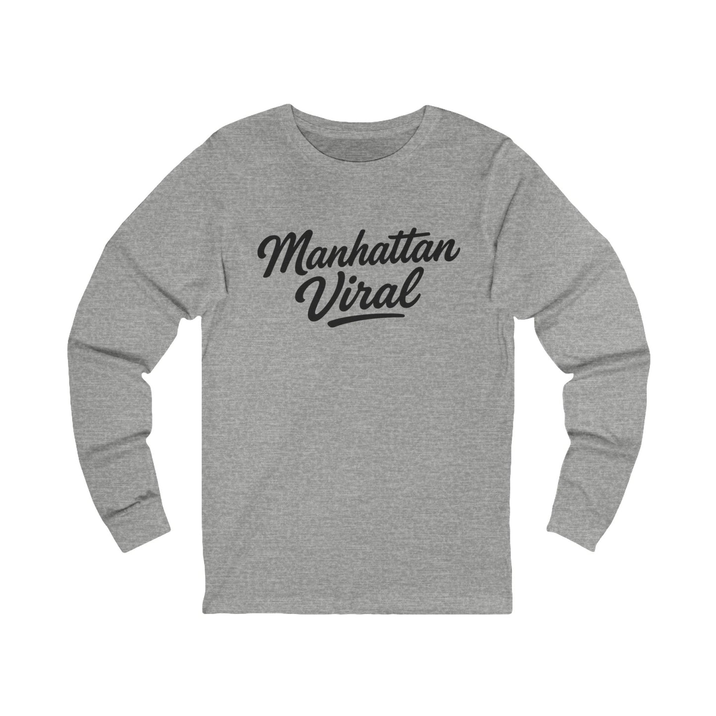 Wear Da Block Urban Graphic Long Sleeve Tee with Vibrant Designs, Streetwear Top, Casual Wear, Gifts for Teens, Trendy Fashion Statement - Manhattan Viral