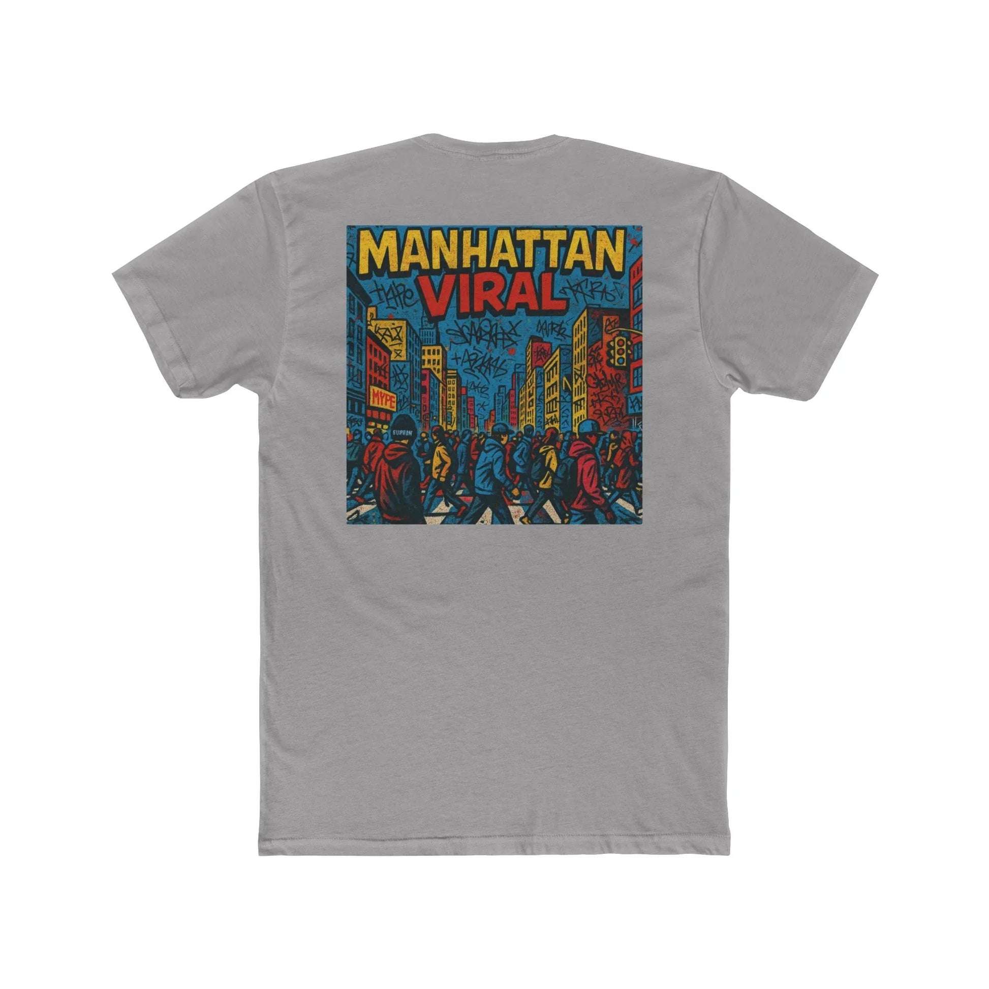 Midtown Hustle Graphic Tee - Cotton Crew Shirt, Trendy Fashion Top, New York Inspired Apparel, Perfect Gift for NYC Lovers, [...] - Manhattan Viral