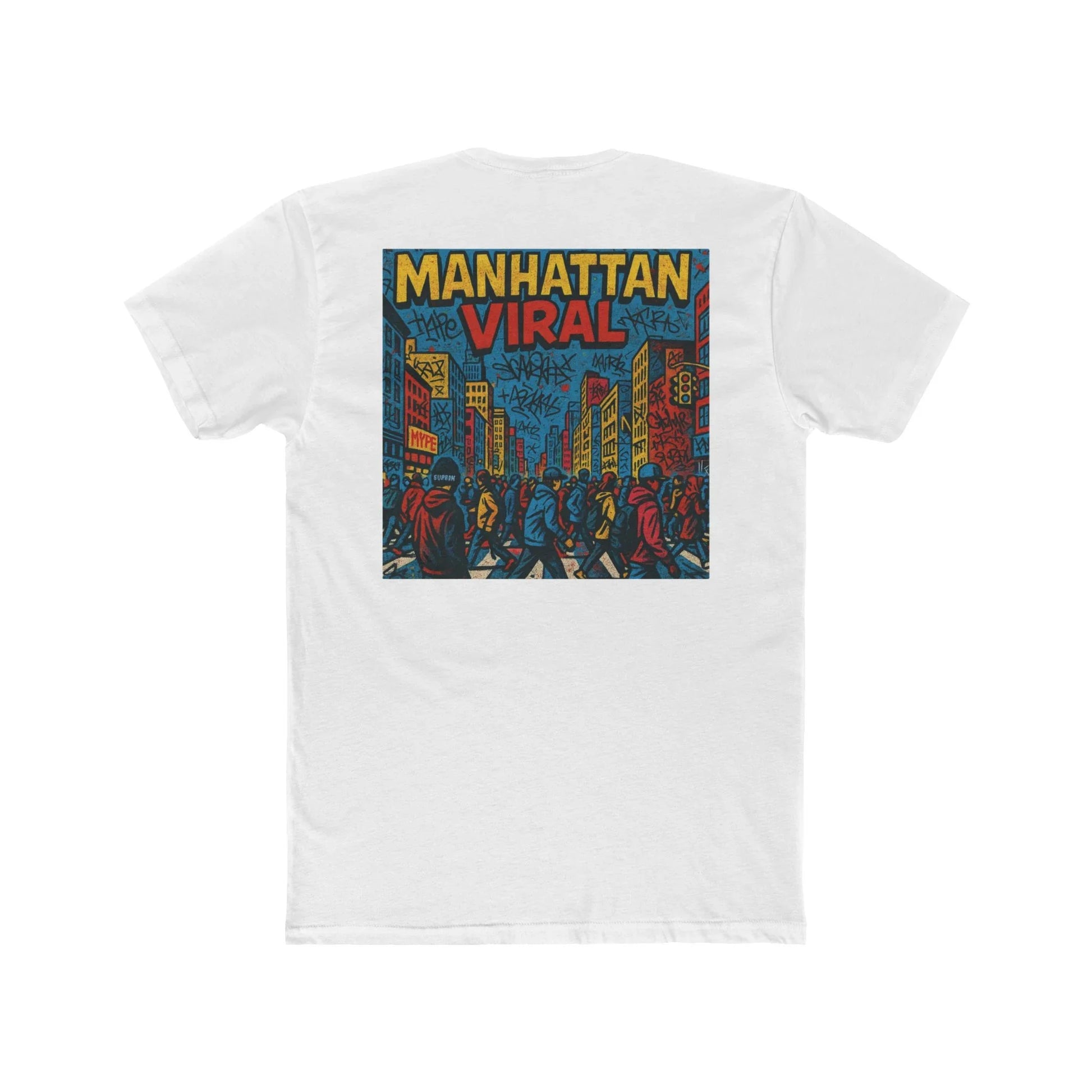 Midtown Hustle Graphic Tee - Cotton Crew Shirt, Trendy Fashion Top, New York Inspired Apparel, Perfect Gift for NYC Lovers, [...] - Manhattan Viral