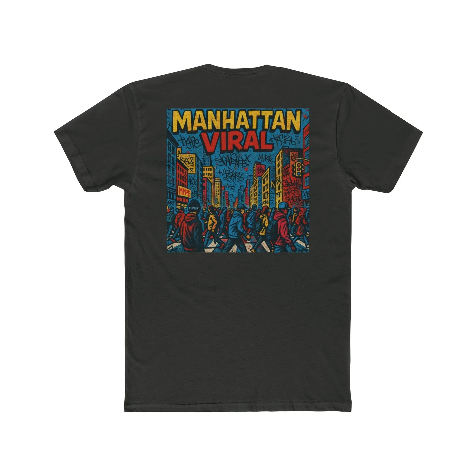 Midtown Hustle Graphic Tee - Cotton Crew Shirt, Trendy Fashion Top, New York Inspired Apparel, Perfect Gift for NYC Lovers, [...] - Manhattan Viral
