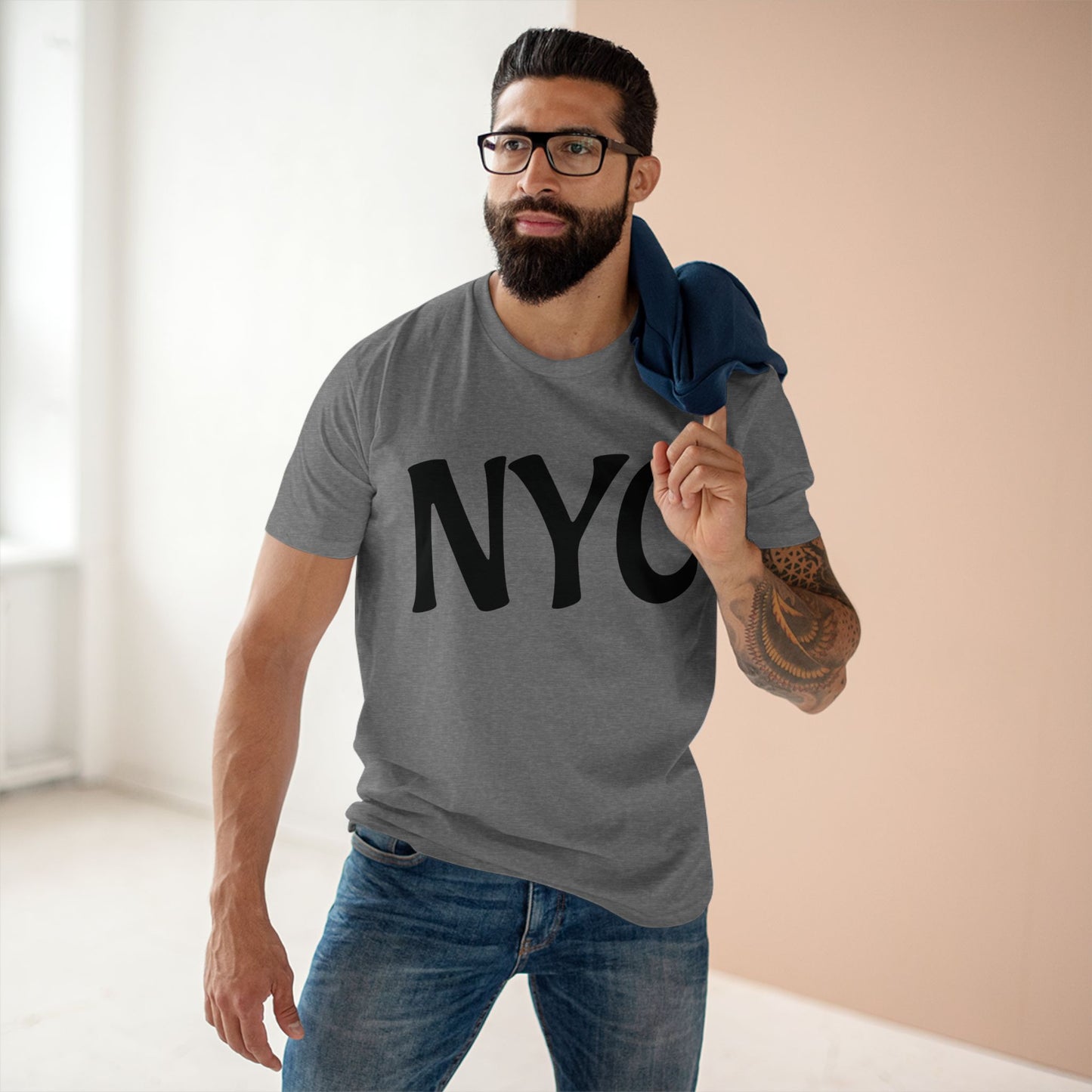 NYC Warrior Crest Graphic Tee for Urban Streetwear, Casual Wear for City Explorers, Perfect Gift for Travelers, Everyday Fashion Essentials, New York