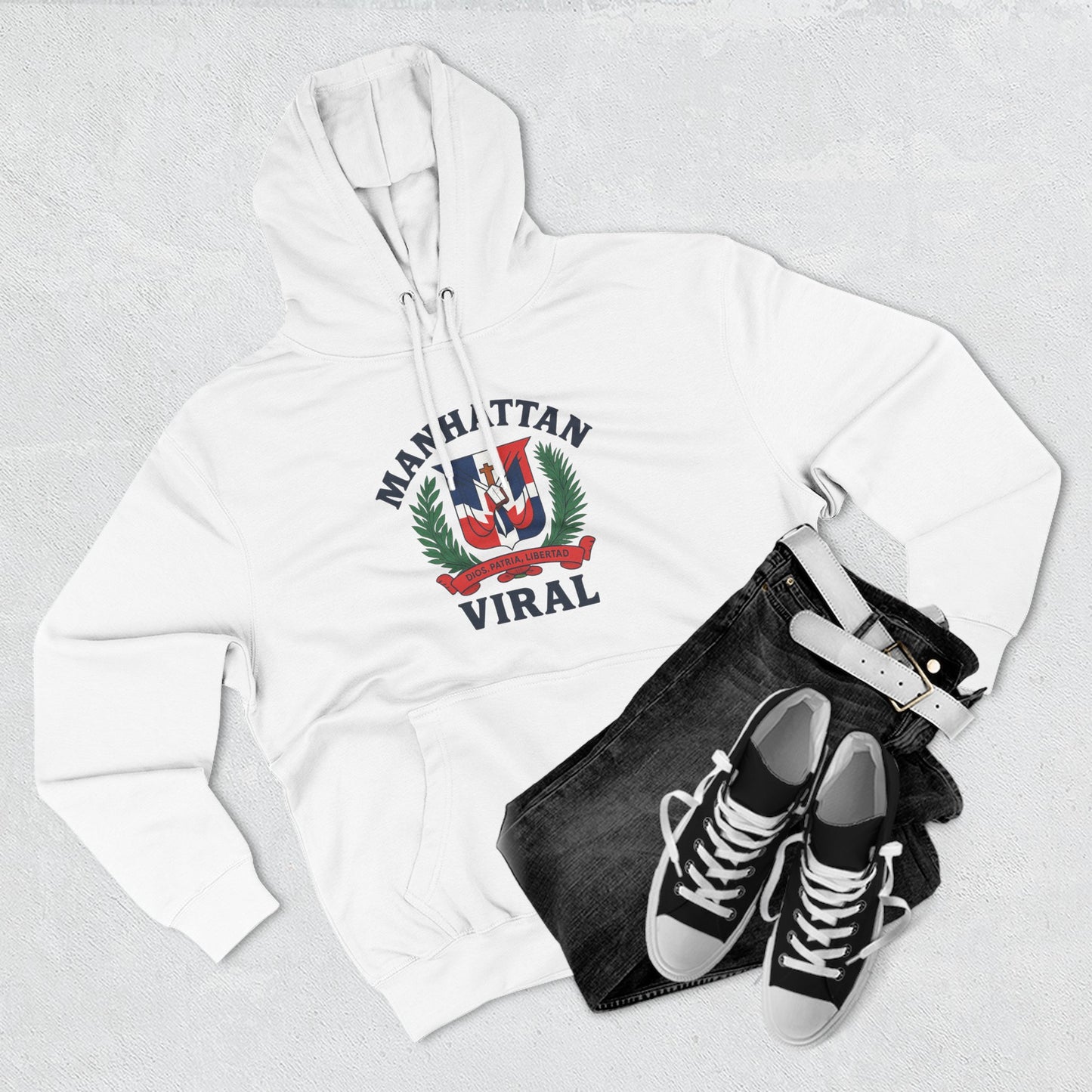 Dominican Viral  Fleece Hoodie - Urban Style, Cozy Sweatshirt, Casual Wear, Street Fashion, Gift for Her/Him, Unique Graphic Hoody New Arrival
