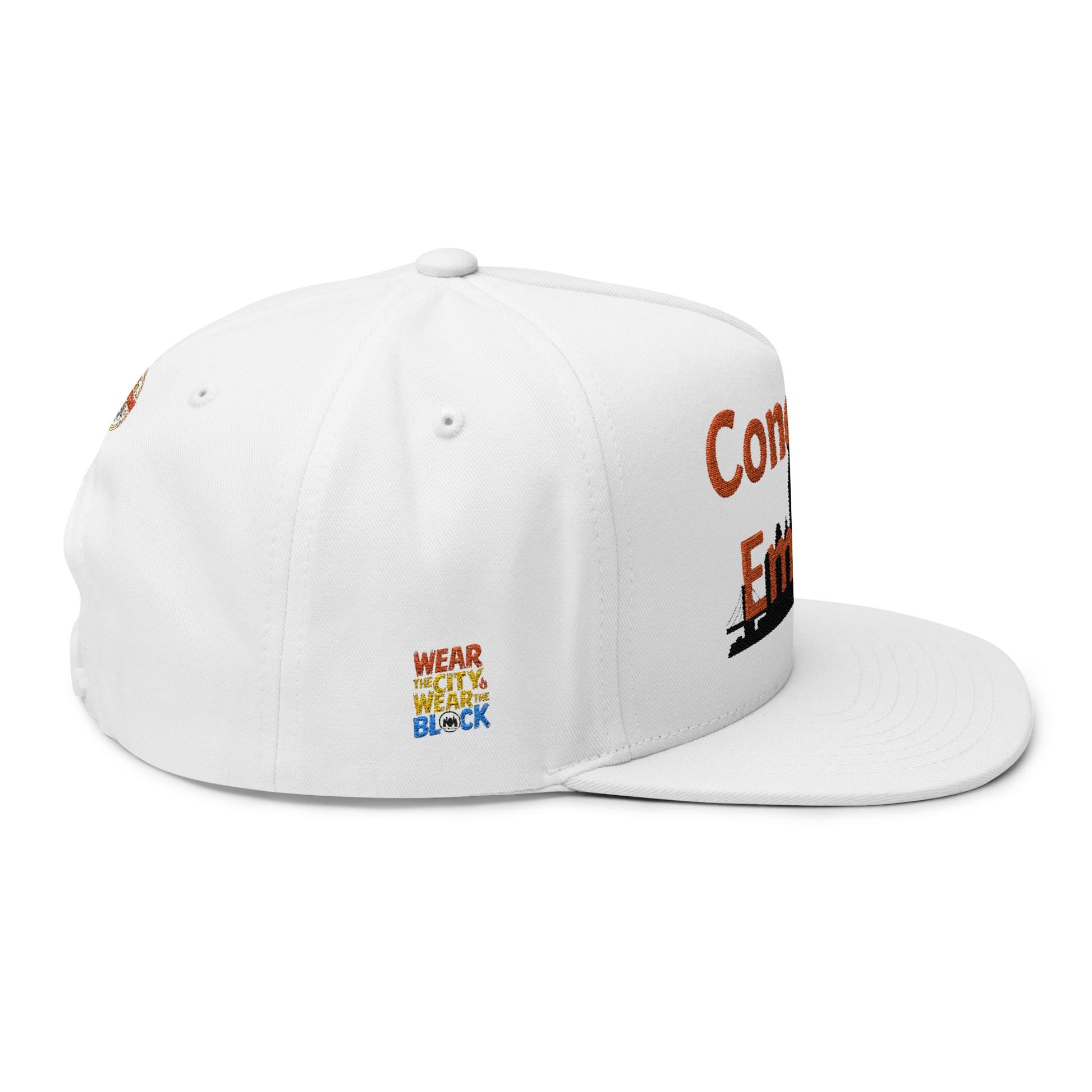 Concrete Empire Flat Bill Cap | Concrete Empire Embroidered Snapback - Concrete Empire Flat Bill Cap | Concrete Empire Embroidered Snapback