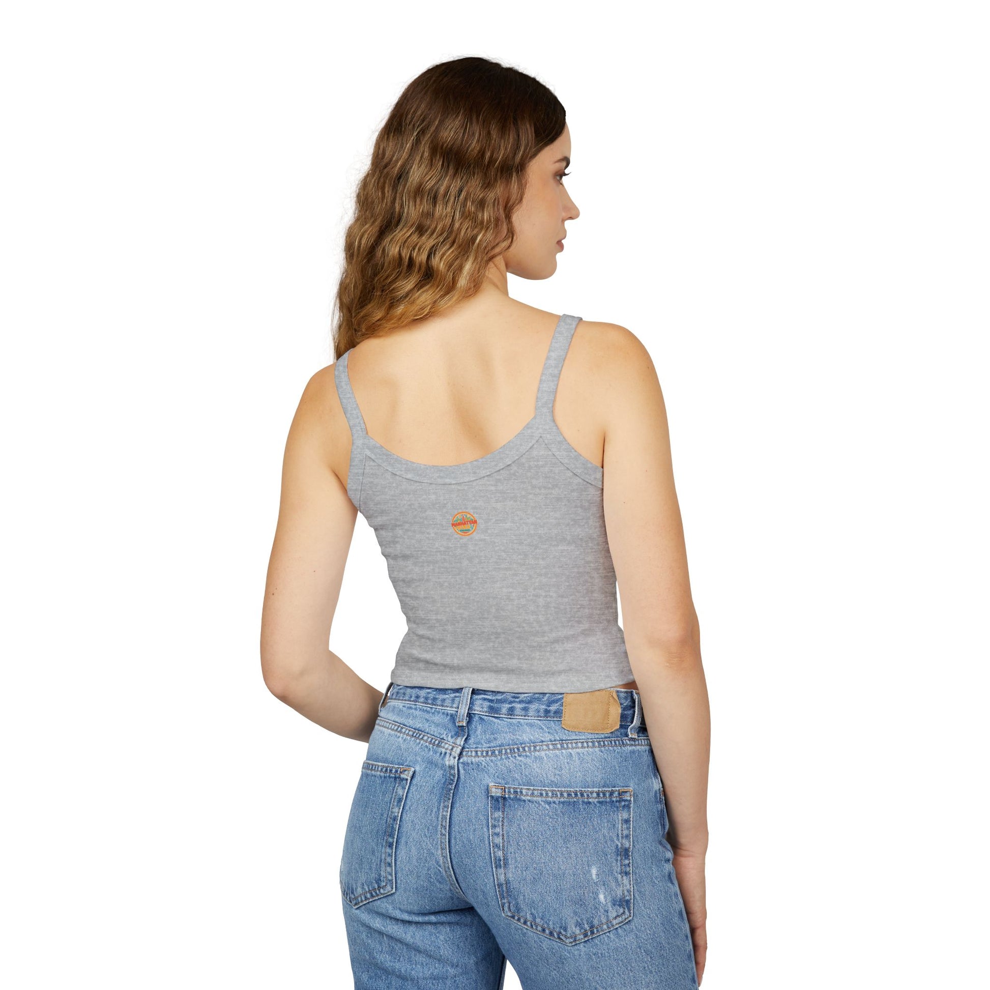 Viral Graffiti Village Drop Women's Spaghetti Strap Tank Top, Summer Top, Streetwear Style, Festival Outfit, Graphic Tee, Casual Wear - Viral Graffiti Village Drop Women's Spaghetti Strap Tank Top, Summer Top, Streetwear Style, Festival Outfit, Graphic Tee, Casual Wear