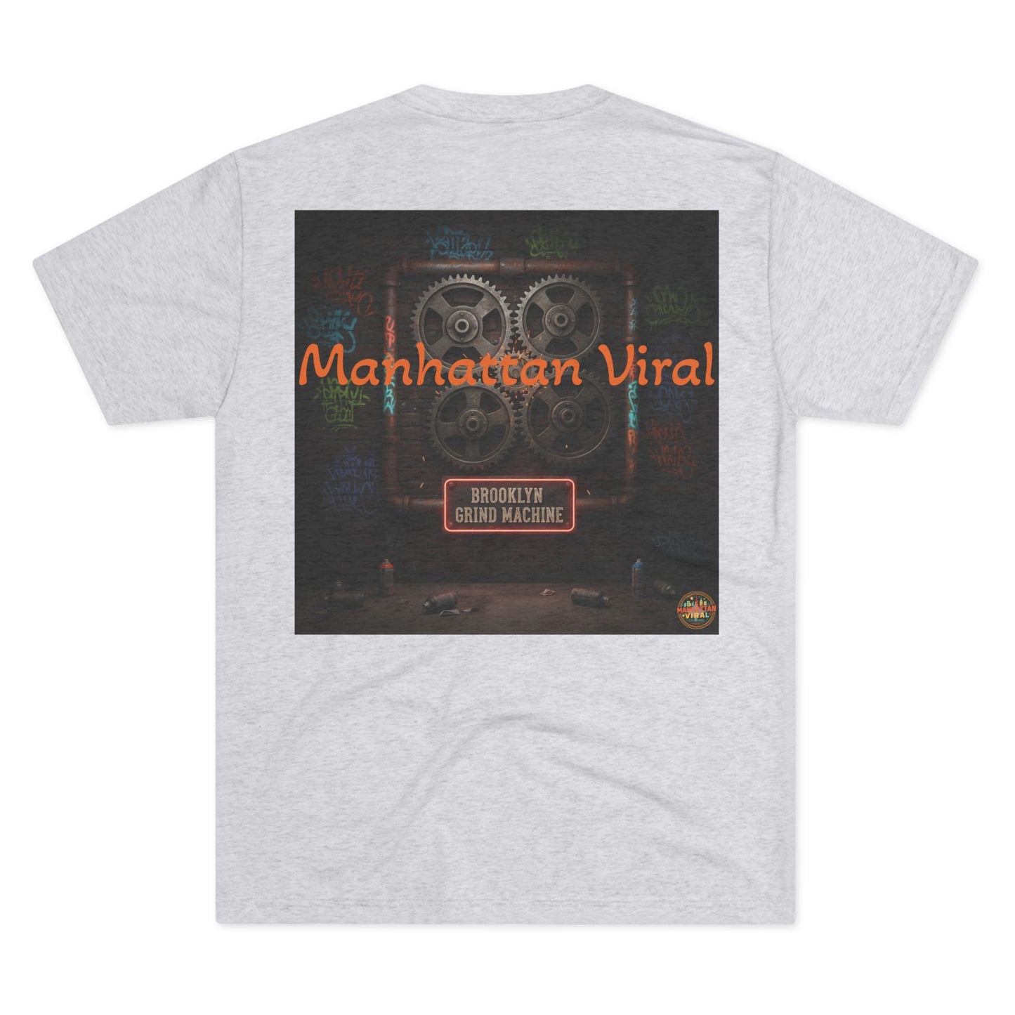 Brooklyn Grind Vibes Crew Tee - Urban Style, Casual Fashion, NYC Streetwear, Gift for Trendsetters, Music Lovers, Travel Enthusiasts
