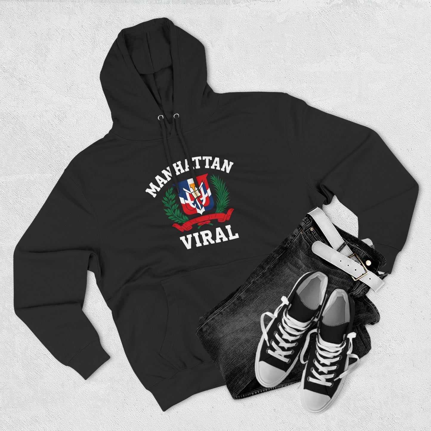Dominican Viral  Fleece Hoodie - Urban Style, Cozy Sweatshirt, Casual Wear, Street Fashion, Gift for Her/Him, Unique Graphic Hoody New Arrival