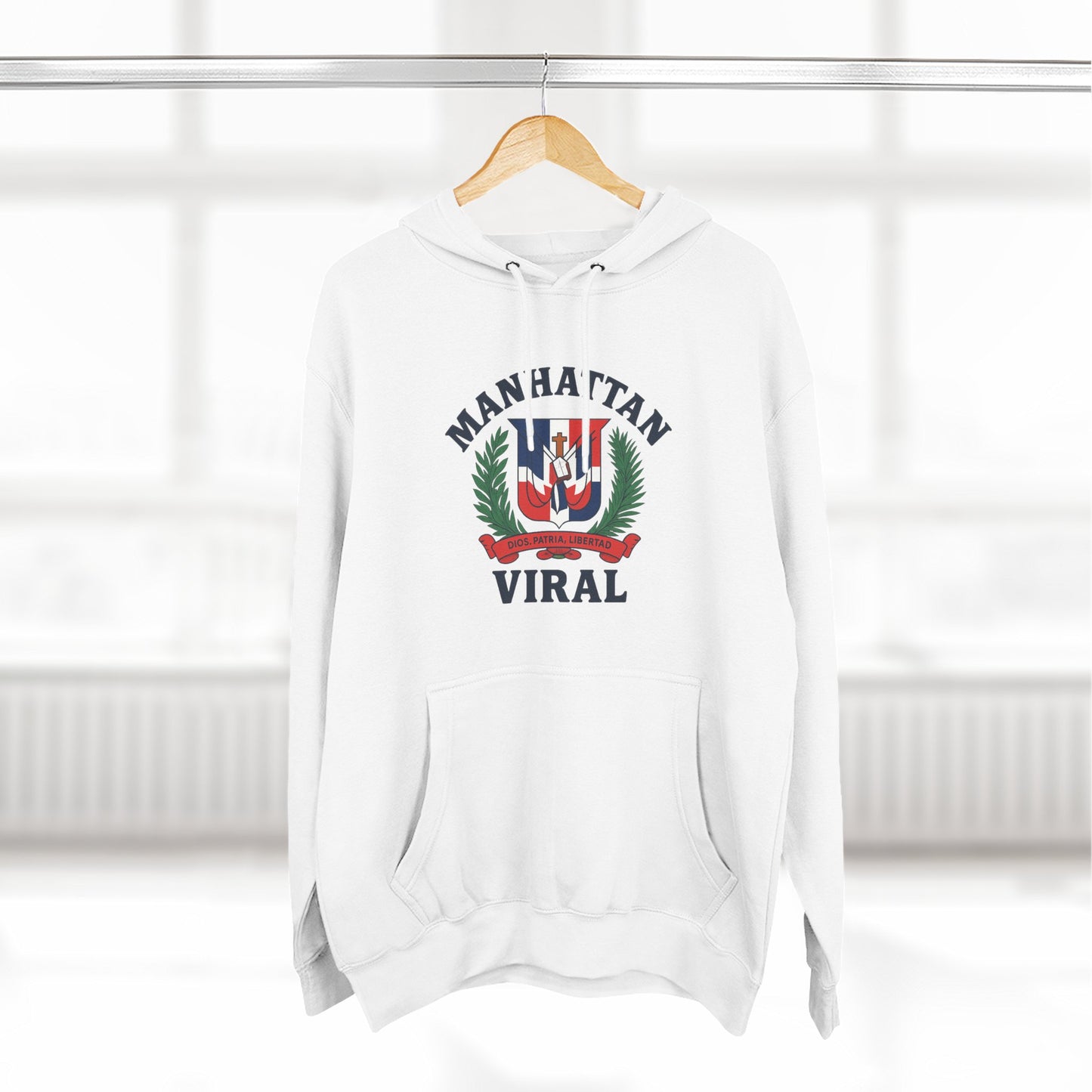 Dominican Viral  Fleece Hoodie - Urban Style, Cozy Sweatshirt, Casual Wear, Street Fashion, Gift for Her/Him, Unique Graphic Hoody New Arrival