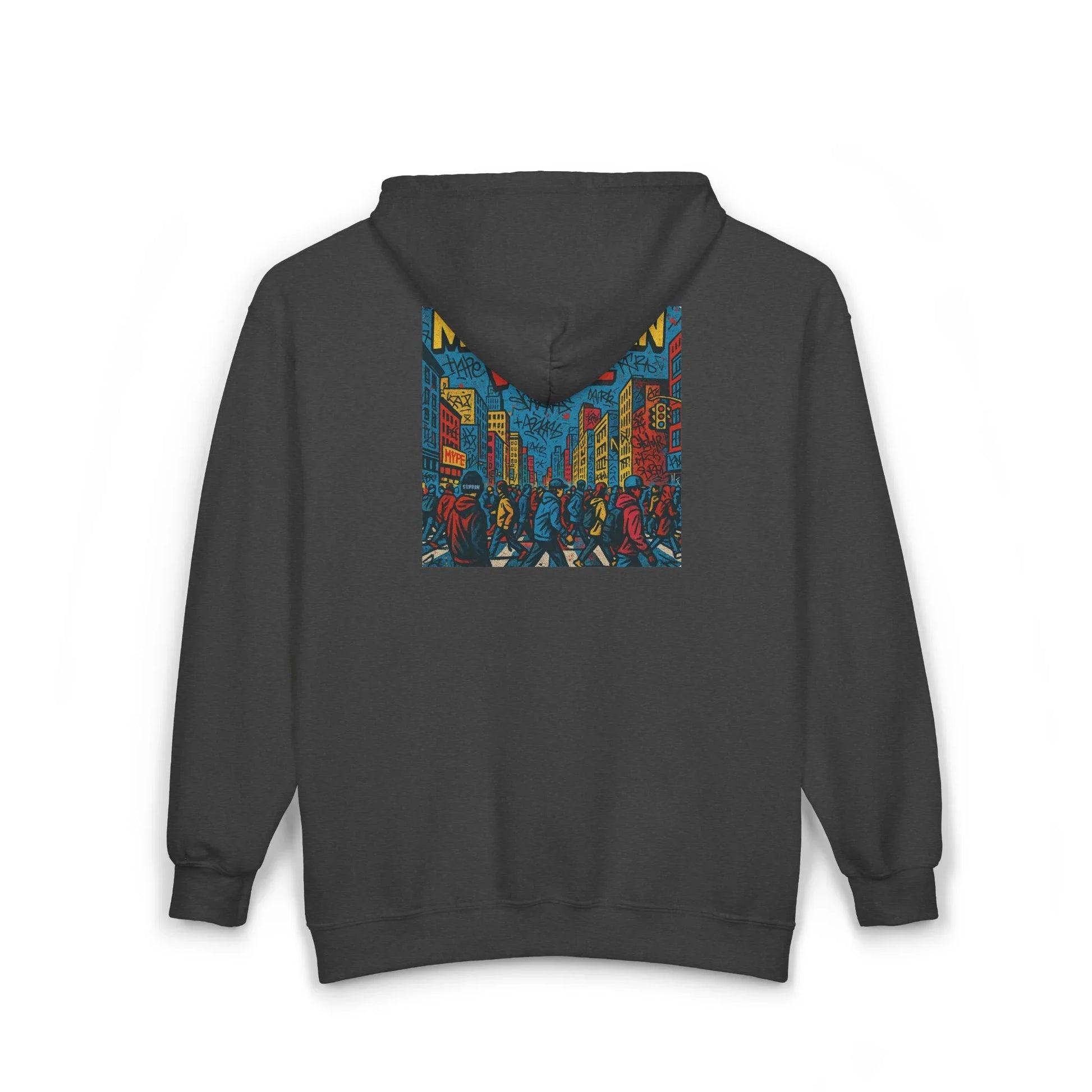 Midtown Hustle Heavy Blend™ Full Zip Hooded Sweatshirt - Manhattan Viral