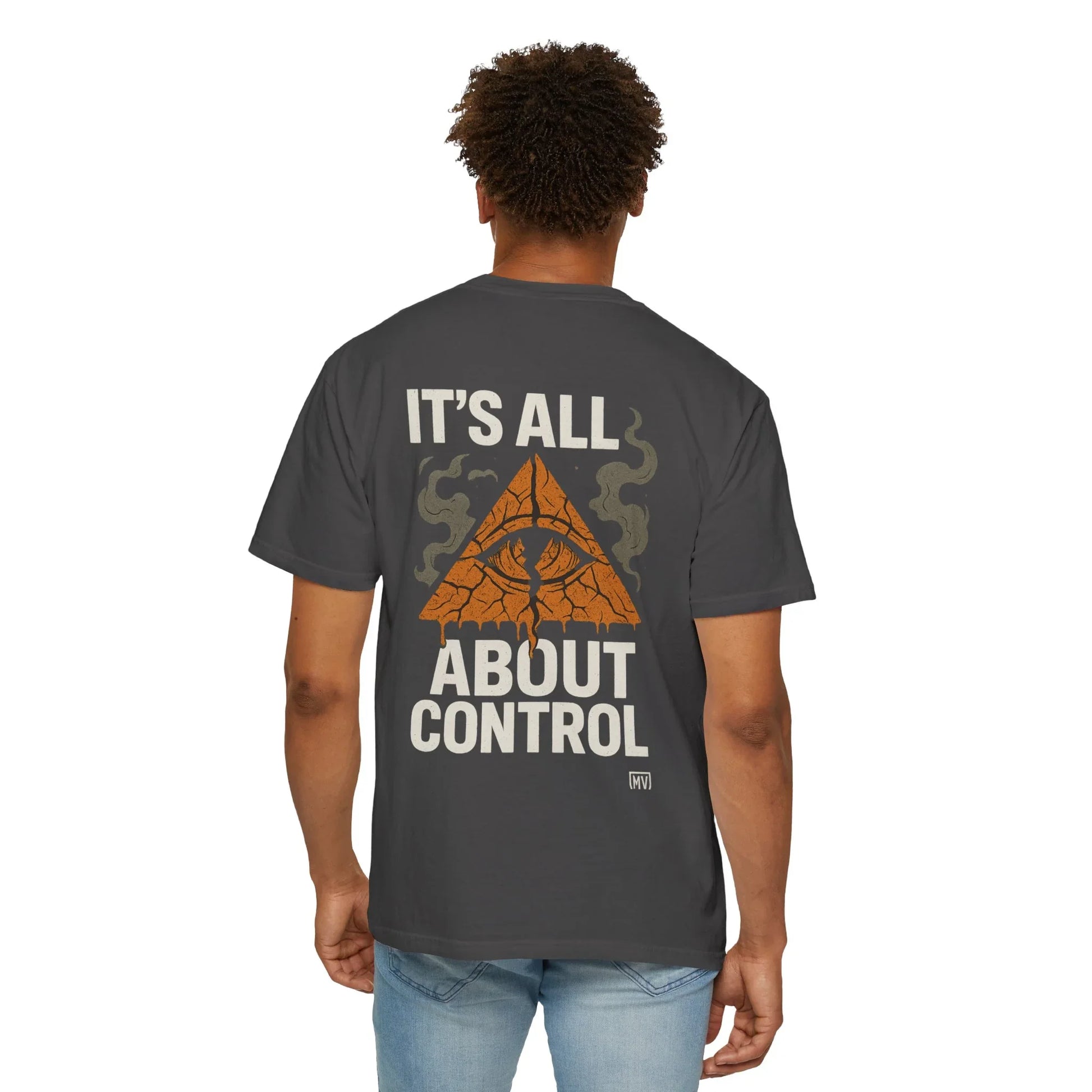 It's All Control NYC Streetwear T-Shirt - Unisex Garment-Dyed Graphic Tee - It's All Control NYC Streetwear T-Shirt - Unisex Garment-Dyed Graphic Tee | Manhattan Viral - Black - XL