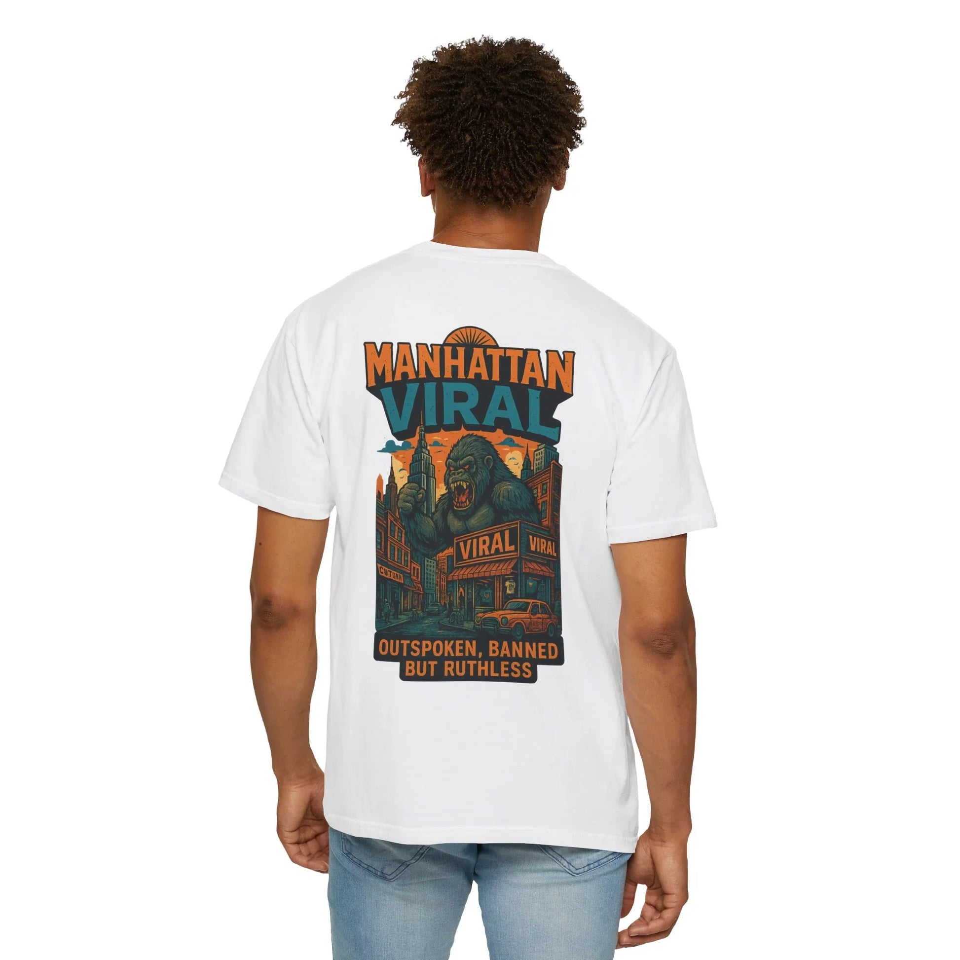 MV The City Takeover T-Shirt, Urban Style Tee, NYC StreetWear, Block Apparel - Gorilla In The City T-Shirt, Urban Style Tee, NYC StreetWear, Block Apparel - Black - S