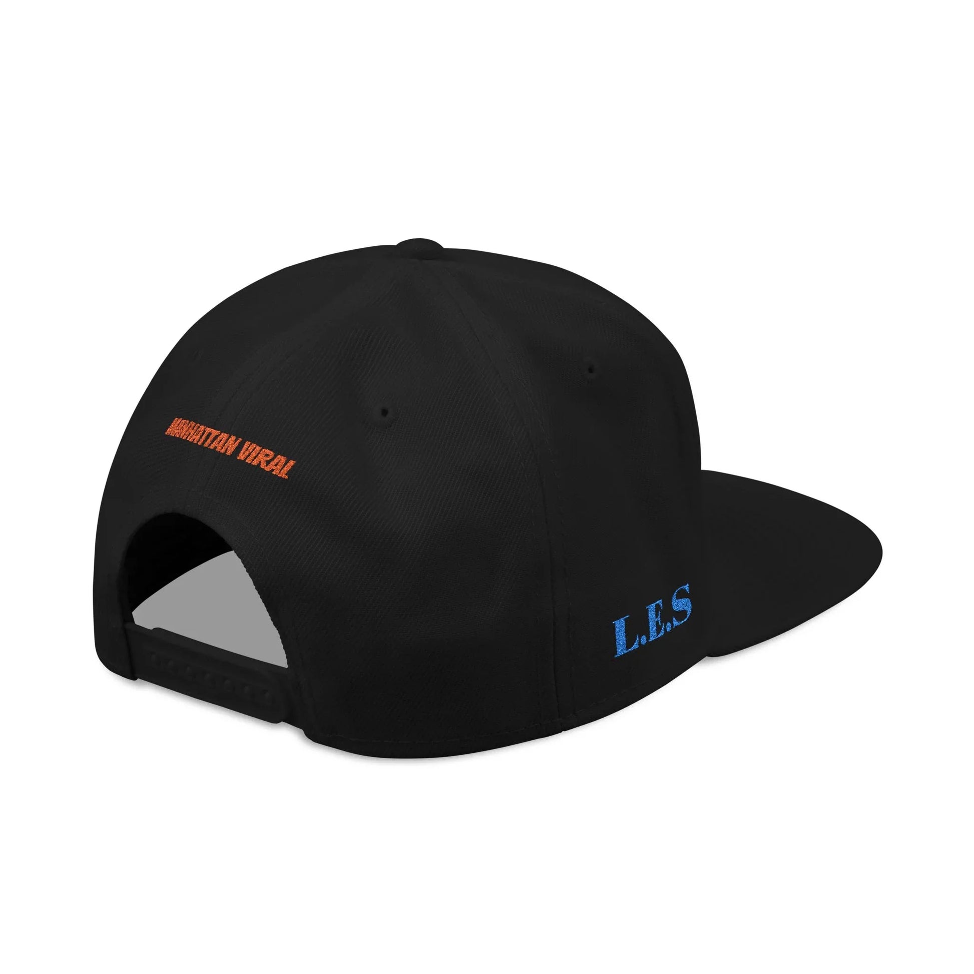 L.E.S Viral Snapback Cap, Trendy Embroidered Hat for Streetwear, Gift for Teenagers, Festivals, Cool Casual Style - Manhattan Viral