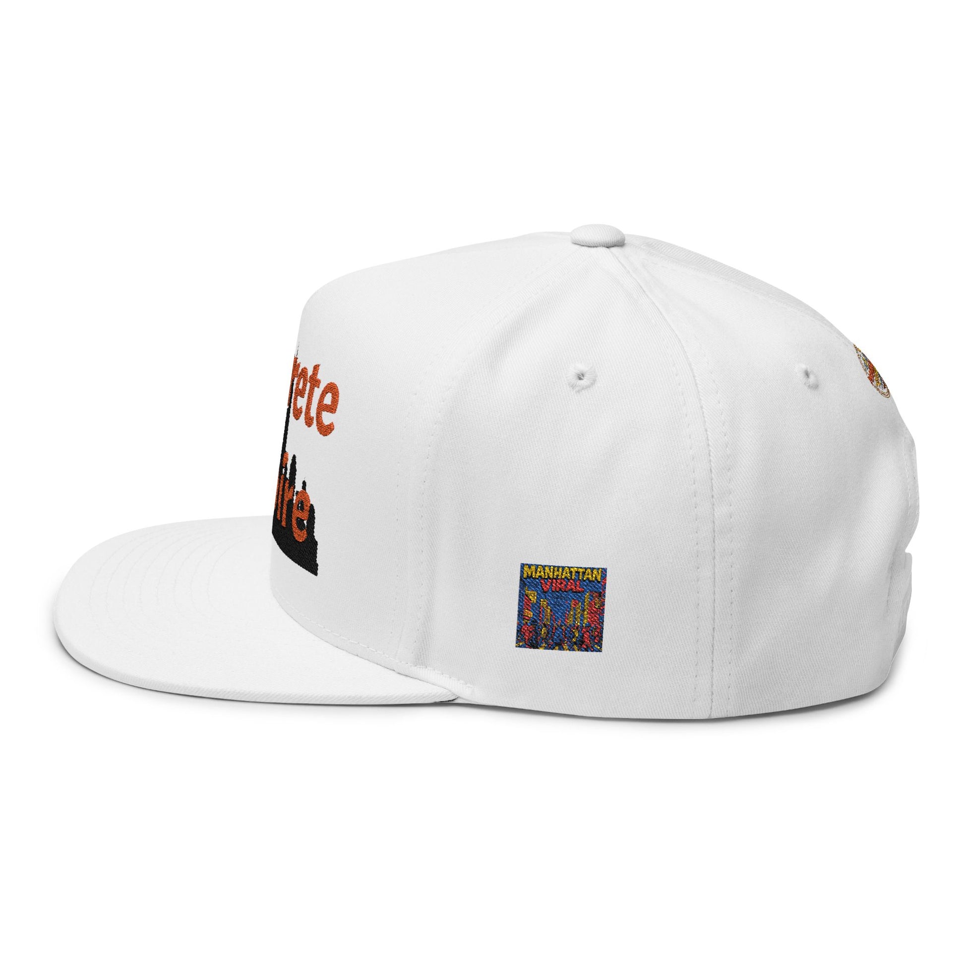 Concrete Empire Flat Bill Cap | Concrete Empire Embroidered Snapback - Concrete Empire Flat Bill Cap | Concrete Empire Embroidered Snapback