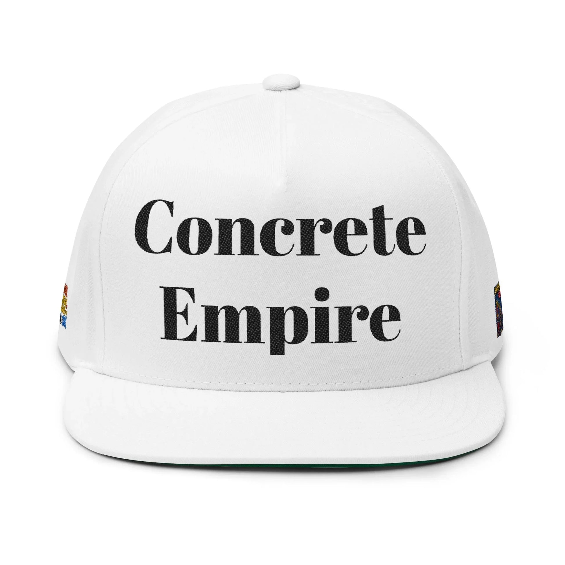 Concrete Empire Flat Bill Cap - NYC Snapback - Concrete Empire Flat Bill Cap - NYC Snapback - One size - Red