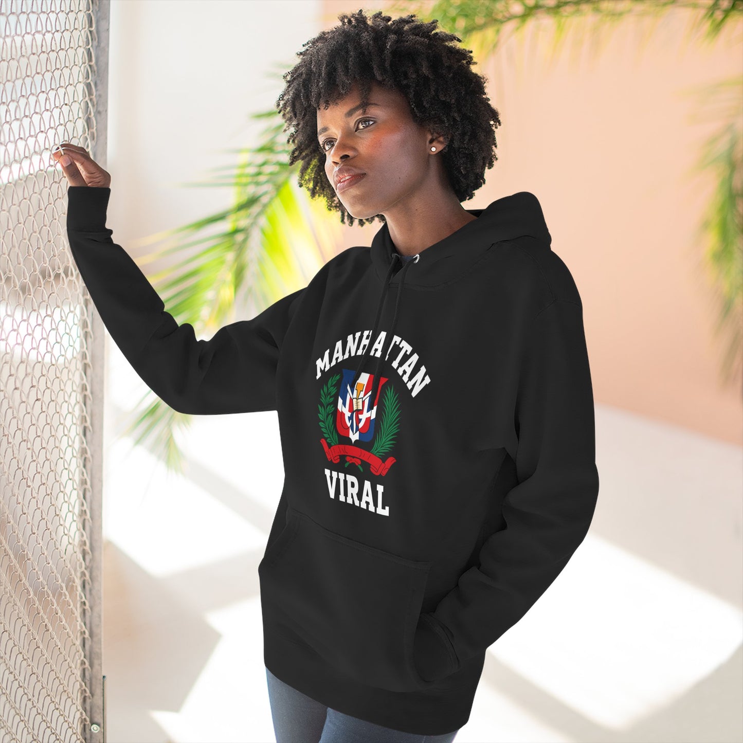 Dominican Viral  Fleece Hoodie - Urban Style, Cozy Sweatshirt, Casual Wear, Street Fashion, Gift for Her/Him, Unique Graphic Hoody New Arrival