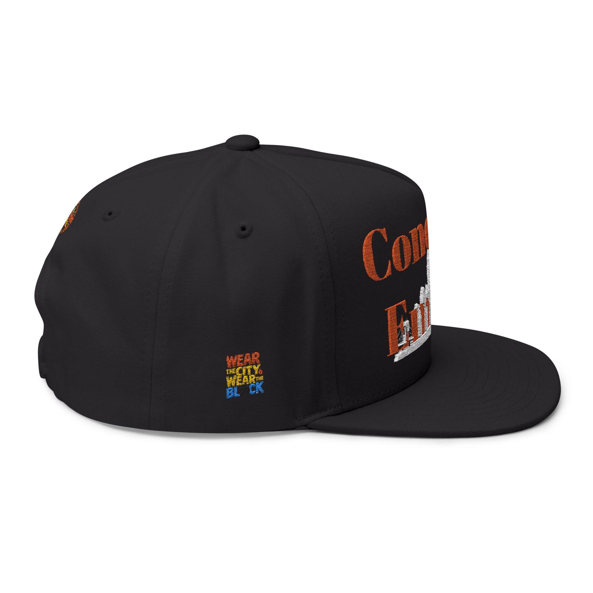 Concrete Life Flat Bill Cap - Stylish Embroidered Hat, - Concrete Life Flat Bill Cap - Stylish Embroidered Hat,