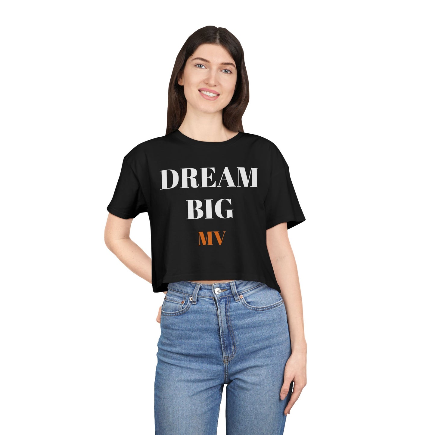 Dream Big Manhattan Women's Crop Tee
