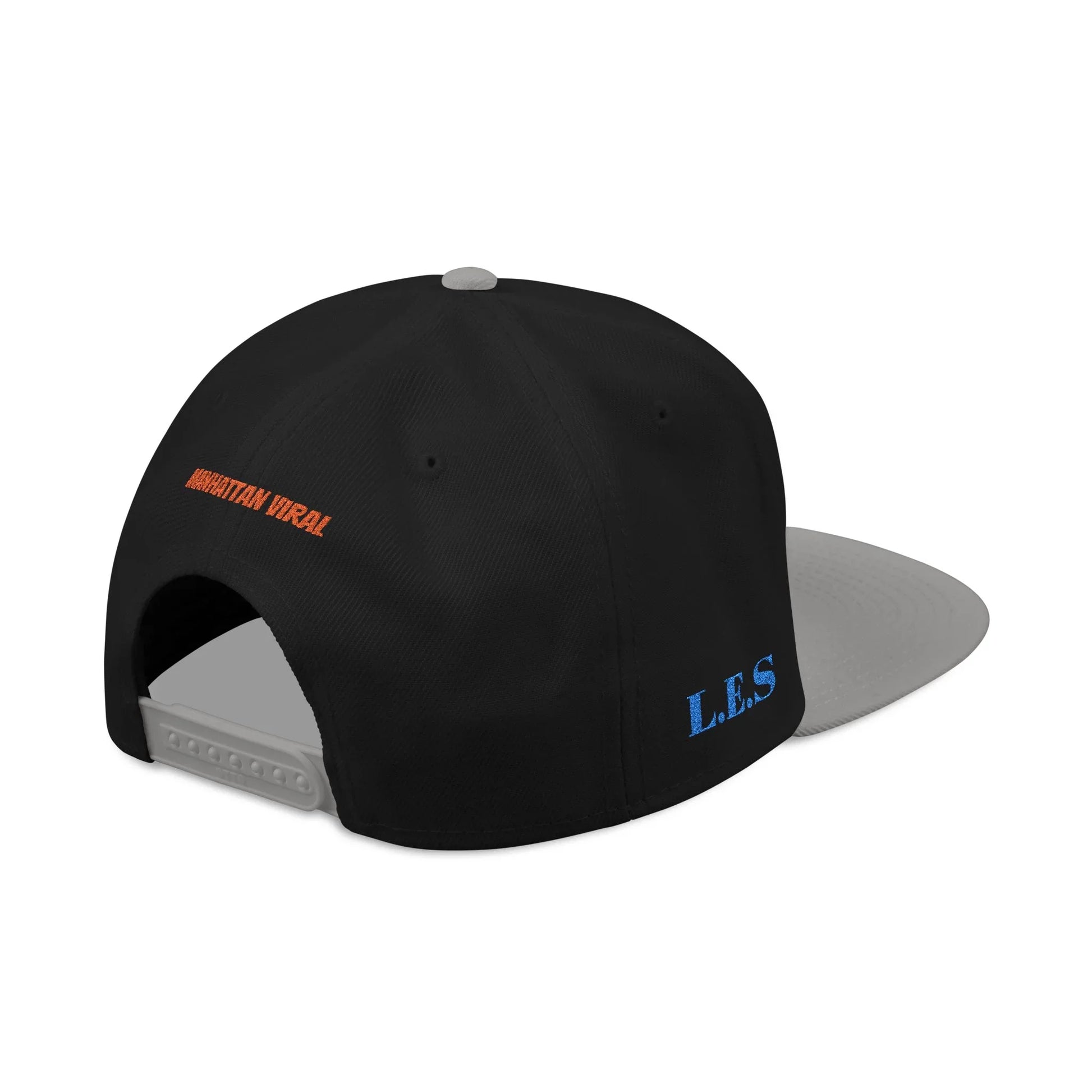 L.E.S Viral Snapback Cap, Trendy Embroidered Hat for Streetwear, Gift for Teenagers, Festivals, Cool Casual Style - Manhattan Viral