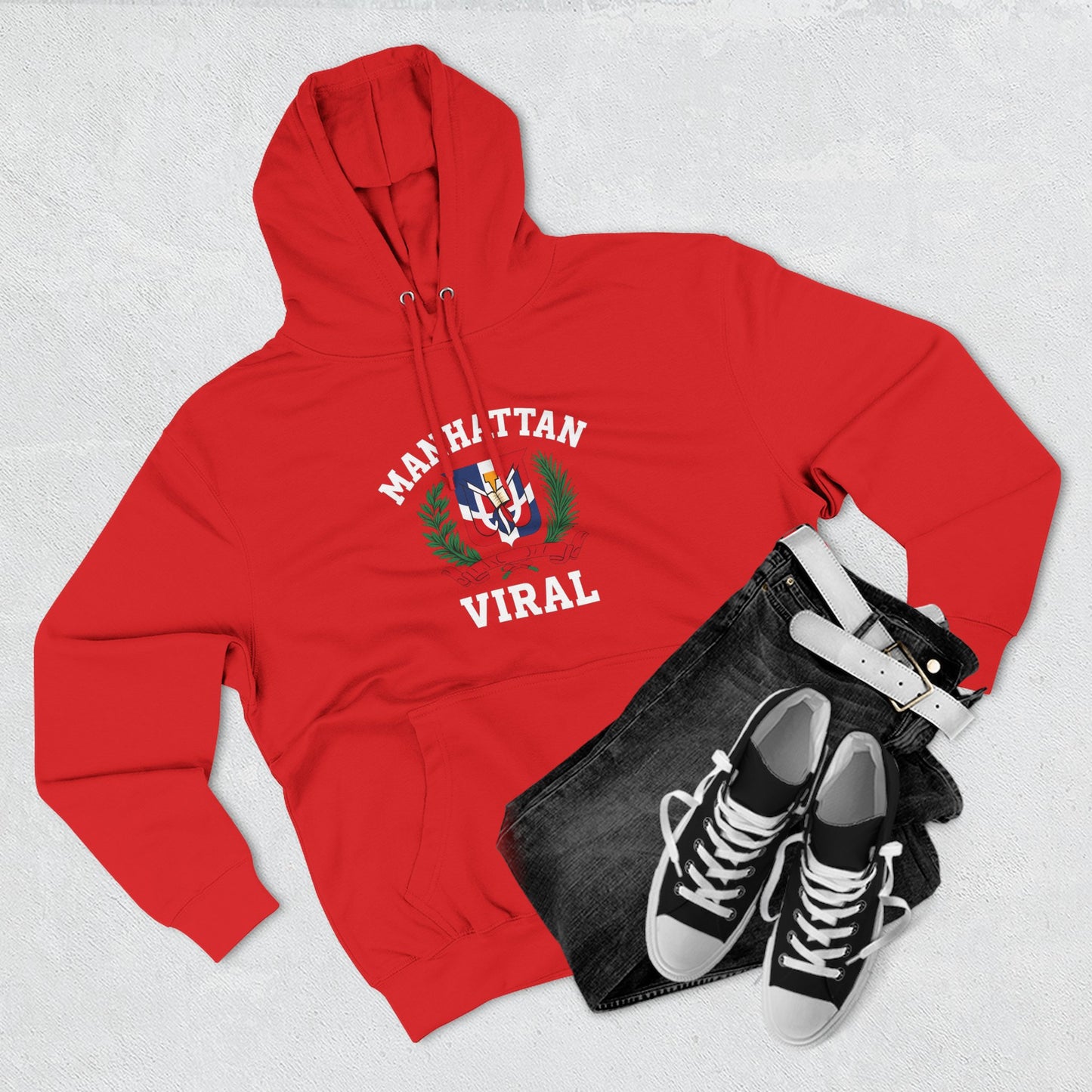 Dominican Viral  Fleece Hoodie - Urban Style, Cozy Sweatshirt, Casual Wear, Street Fashion, Gift for Her/Him, Unique Graphic Hoody New Arrival