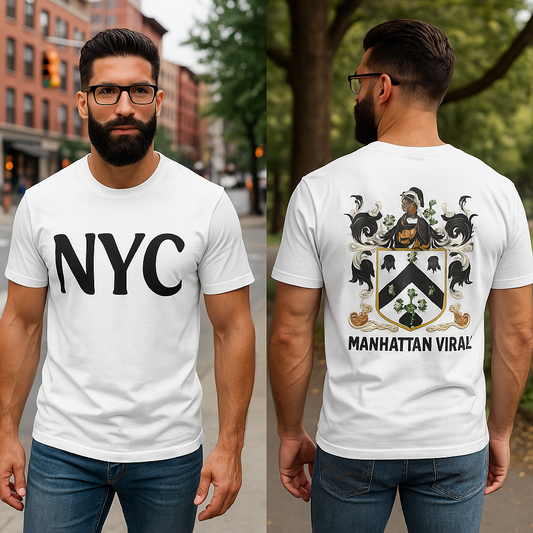 NYC Warrior Crest T-Shirt - Manhattan Viral