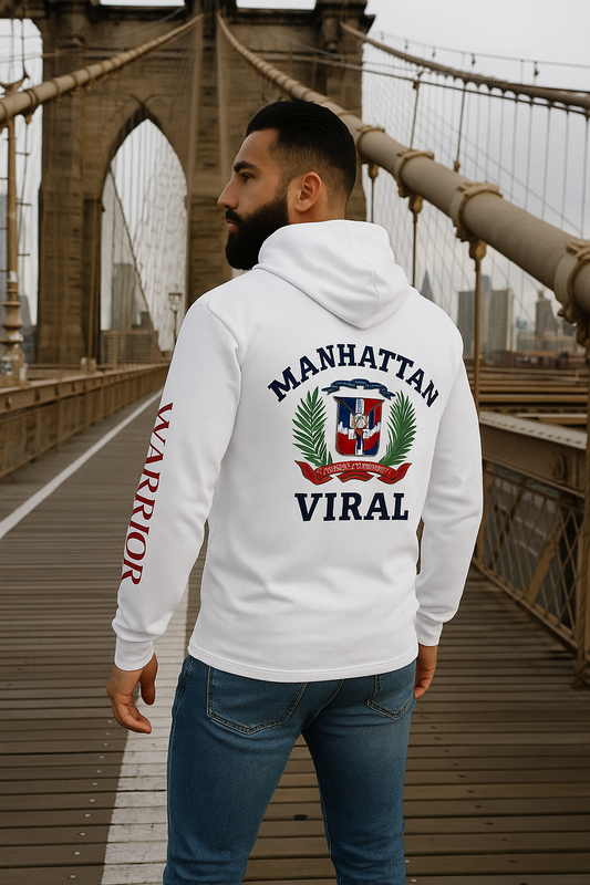 Dominican Samurai Hoodie, Unisex Hoodie - NYC Streetwear - Manhattan Viral