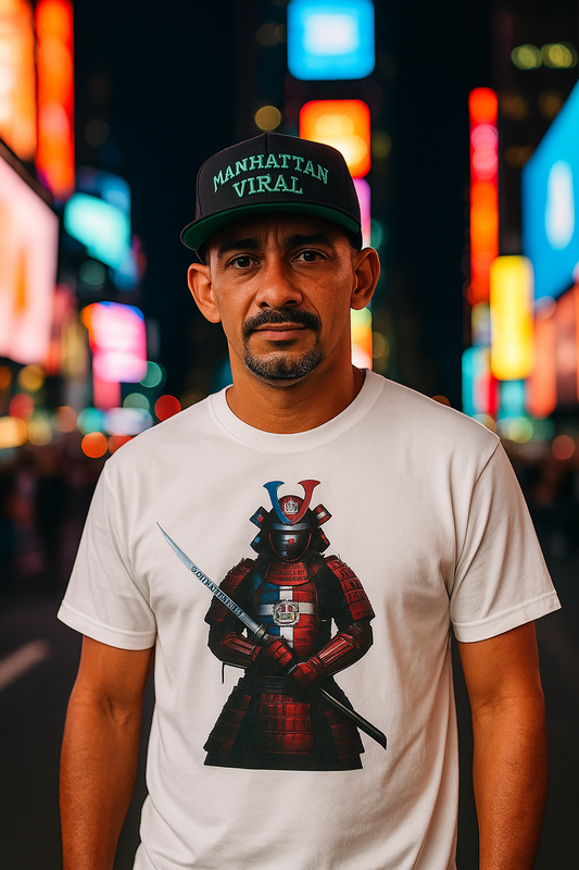 Dominican Samurai Graphic T-Shirt - Manhattan Viral