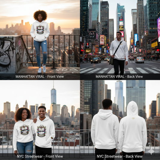 Viral Shield Of The Streets Hoodie - Manhattan Viral